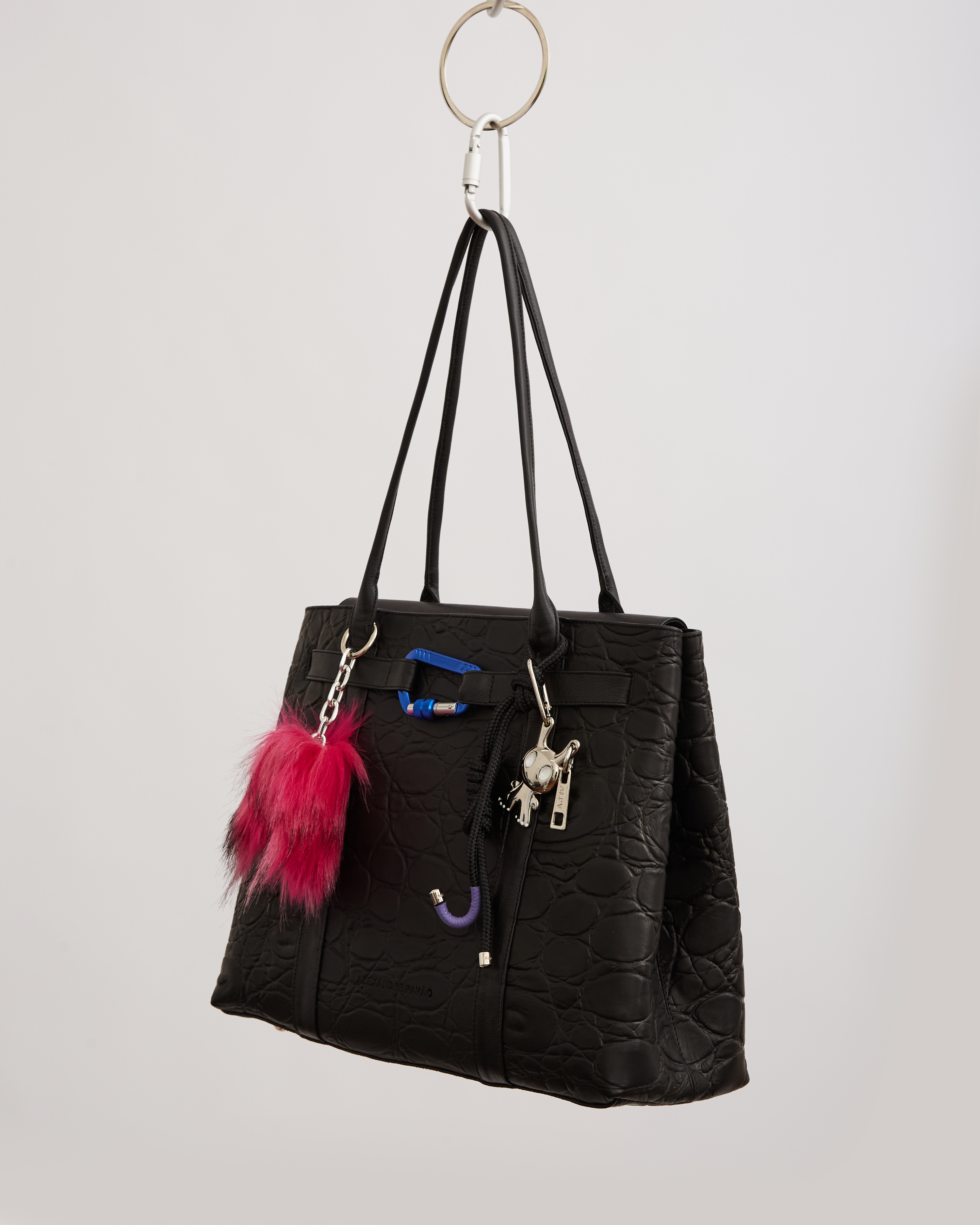 KELLYANE TOTE BAG - PRETO CROCO