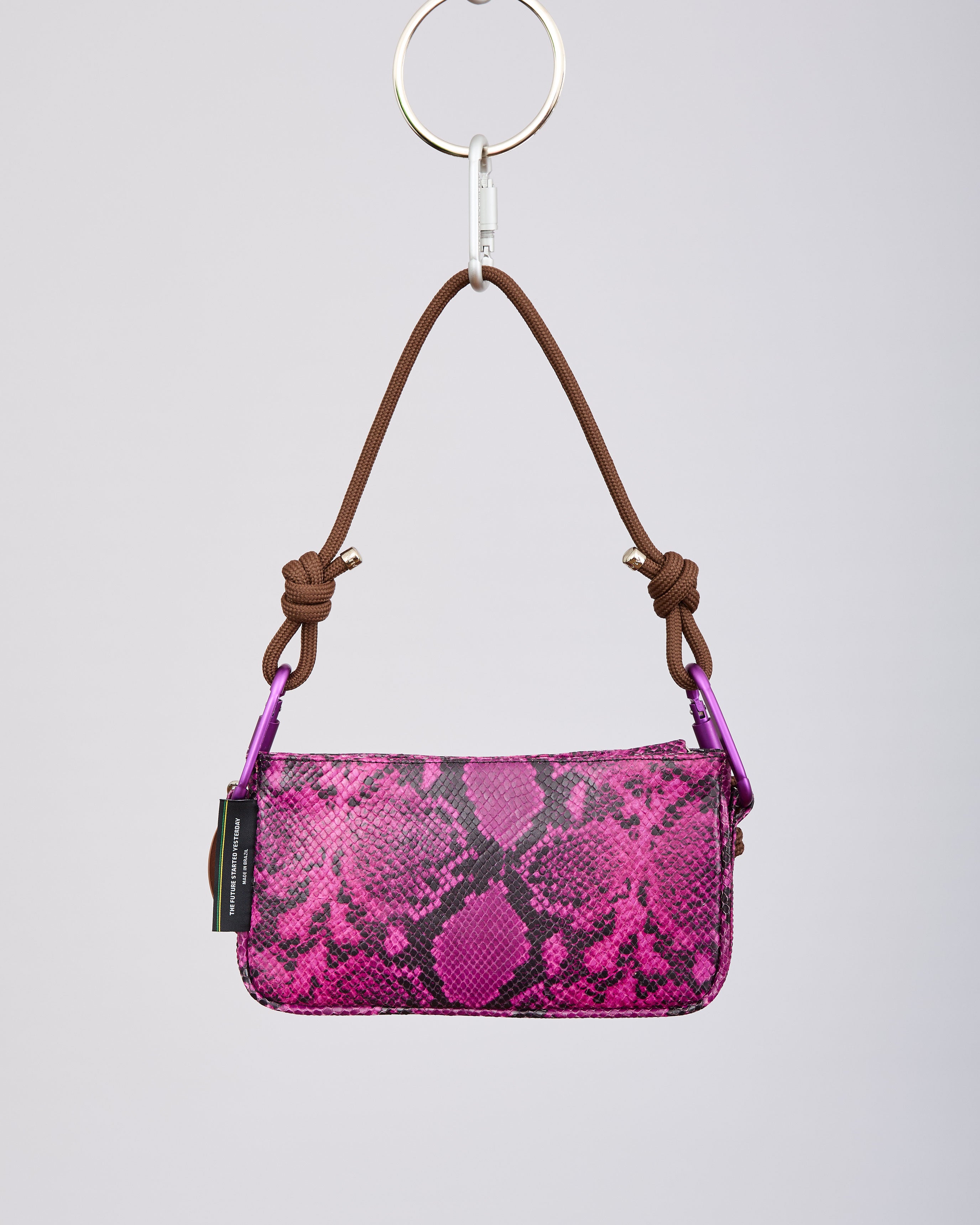 PARIS SHOULDER BAG - ROSA PYTHON