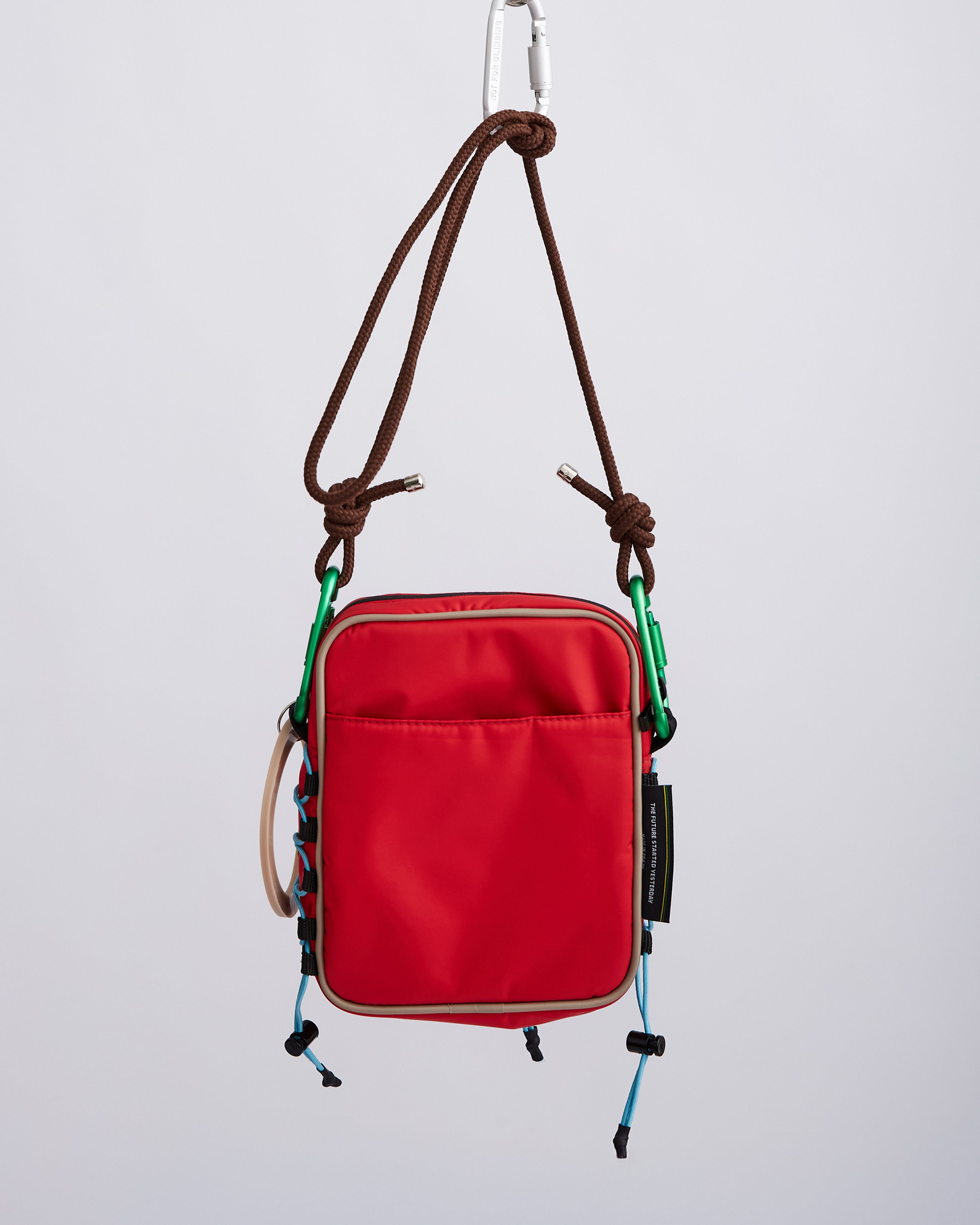 LOLA NYLON CROSSBODY BAG - VERMELHO