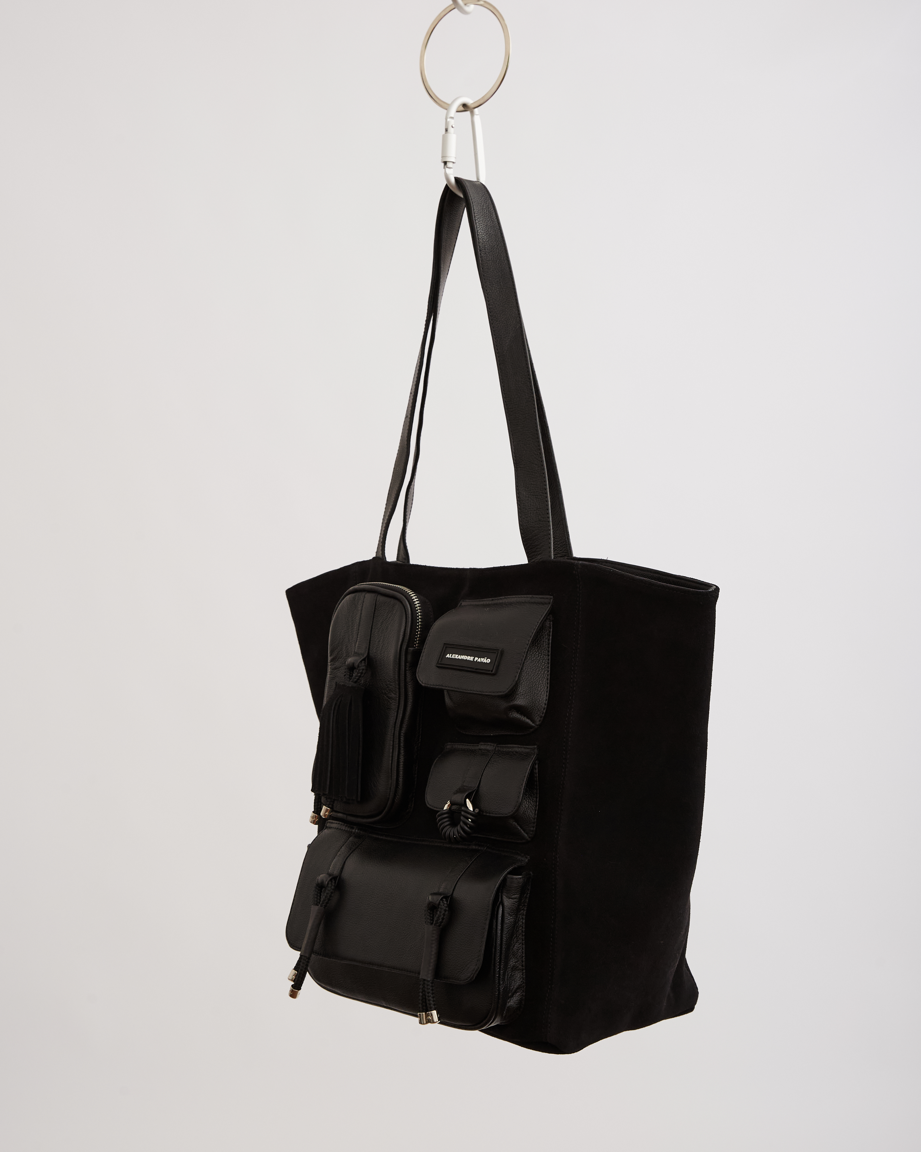 SHIRLEY POCKETS TOTE BAG - PRETO