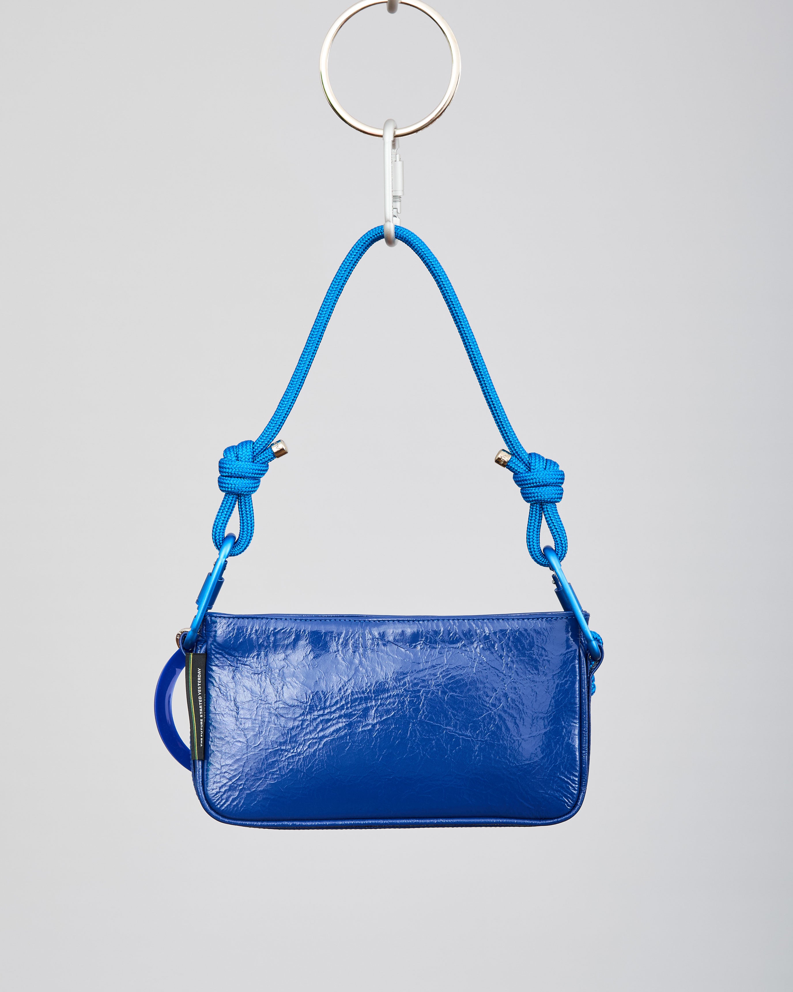 PARIS SHOULDER BAG - AZUL VERNIZ