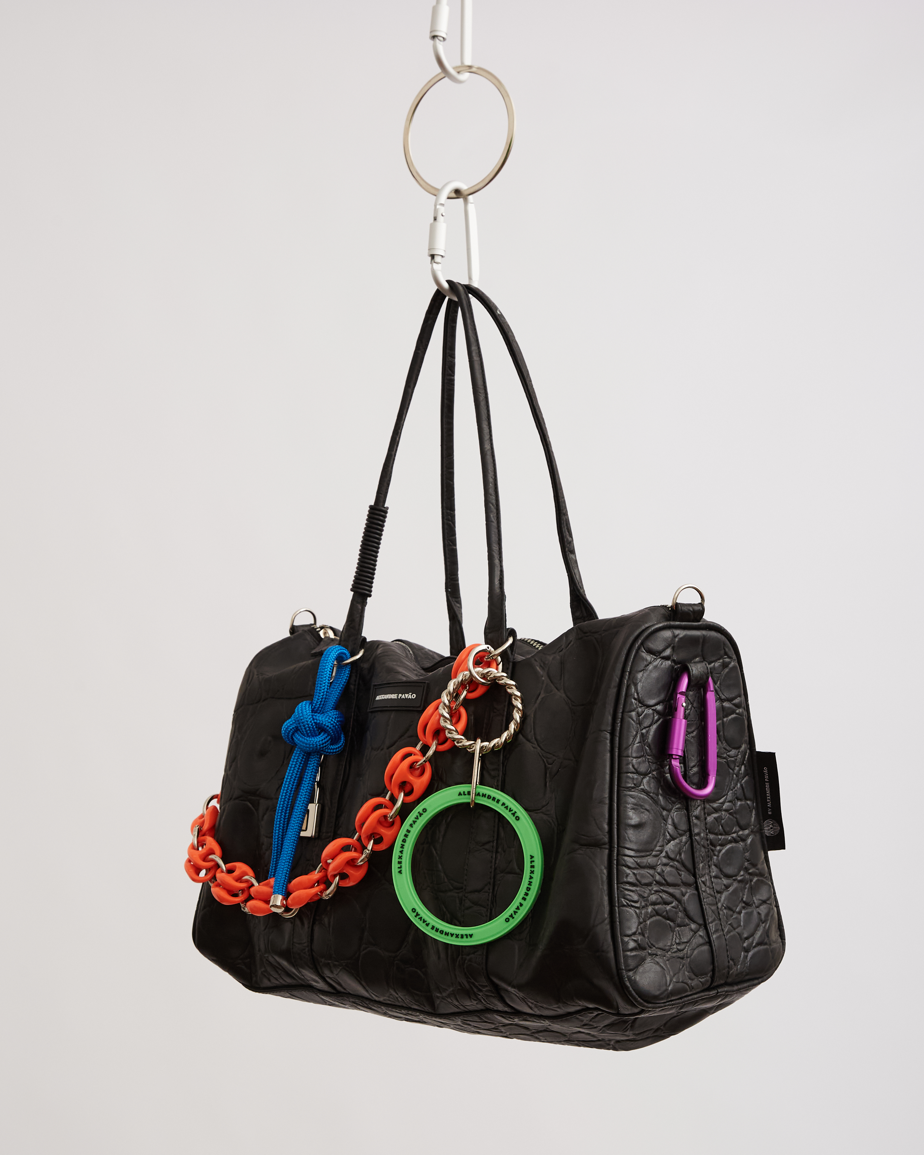 SMASH XXL BAG  - CROCO PRETO