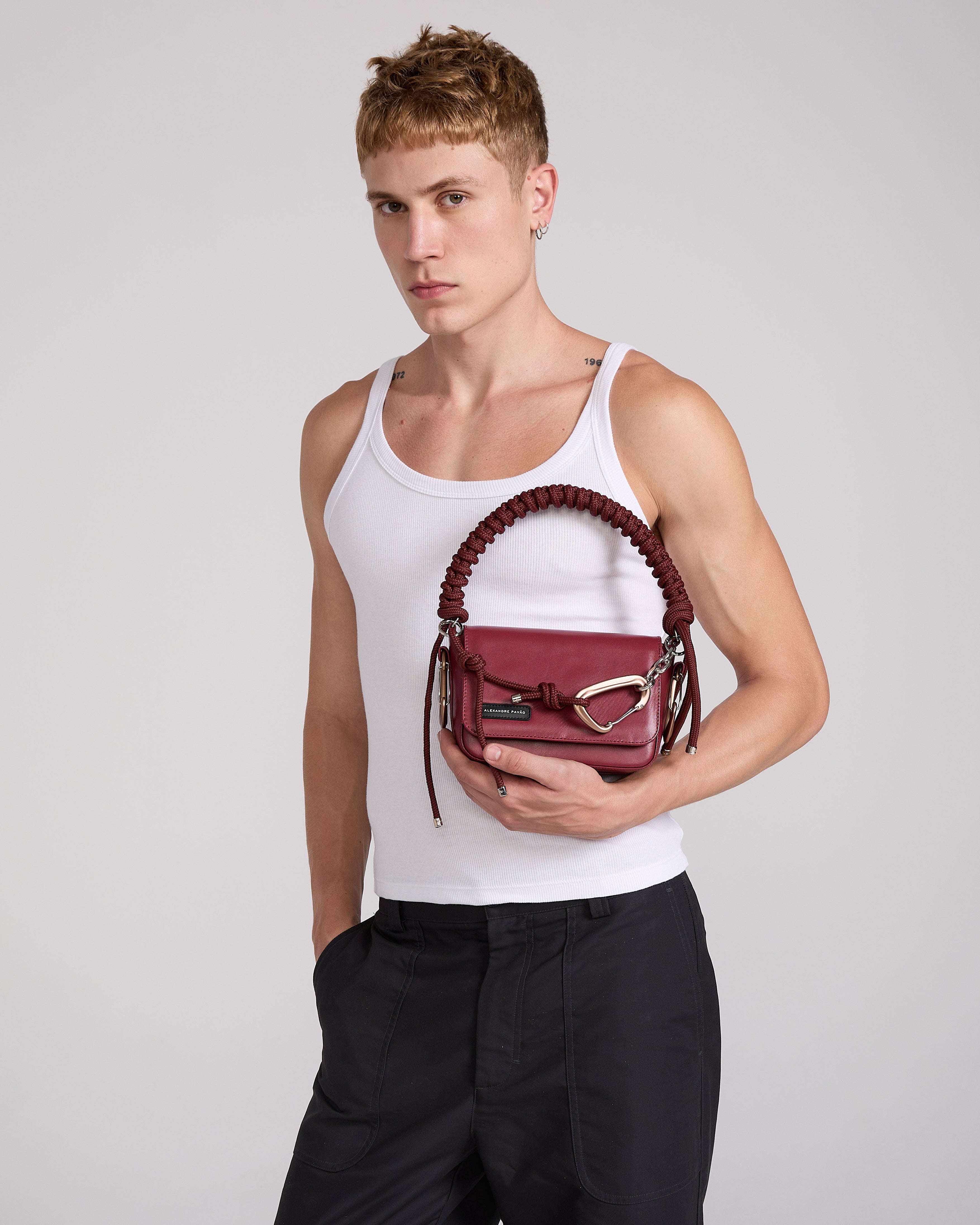 Olga Handbag - Burgundy – Alexandre Pavao