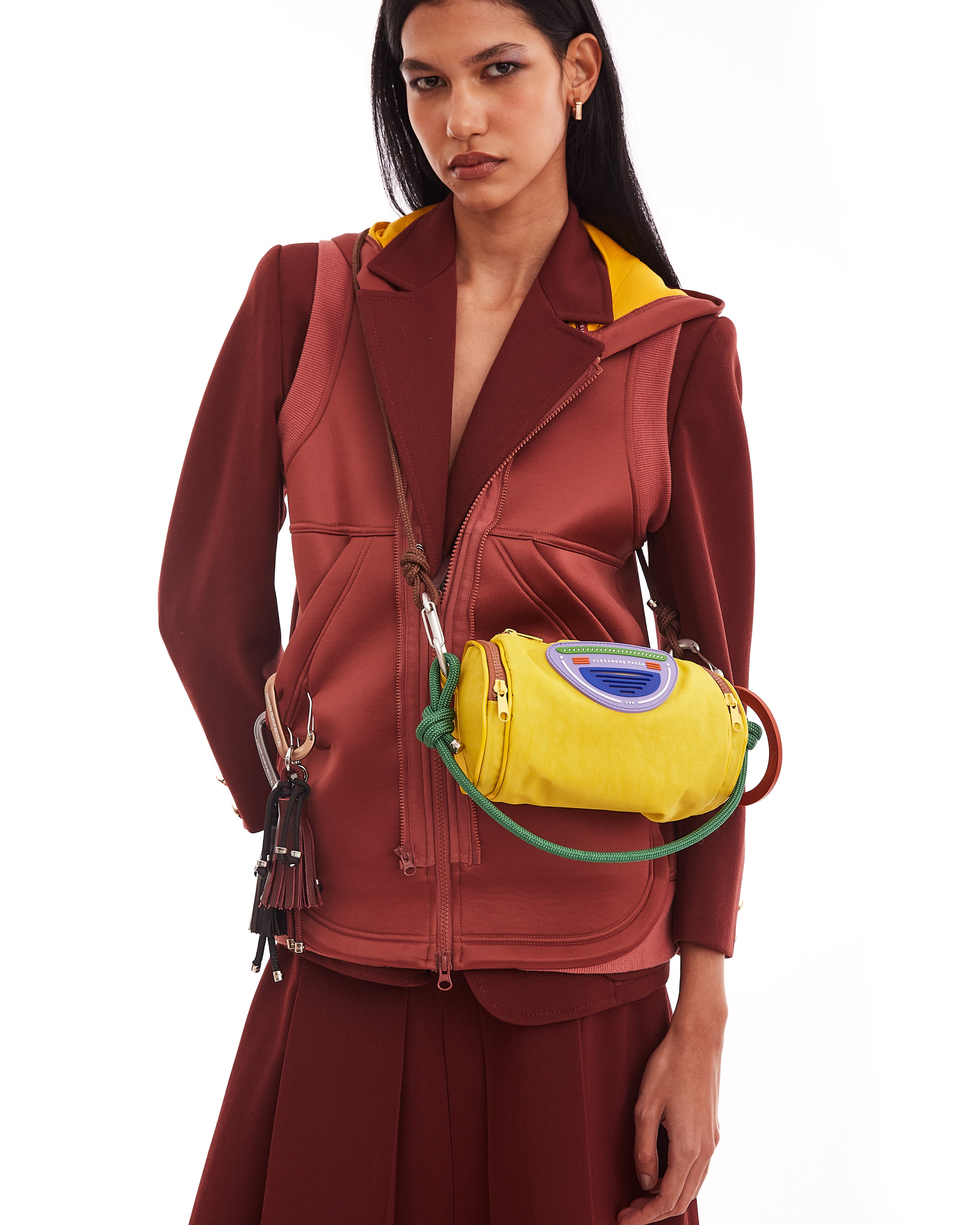 FUJI NYLON BAG - AMARELO