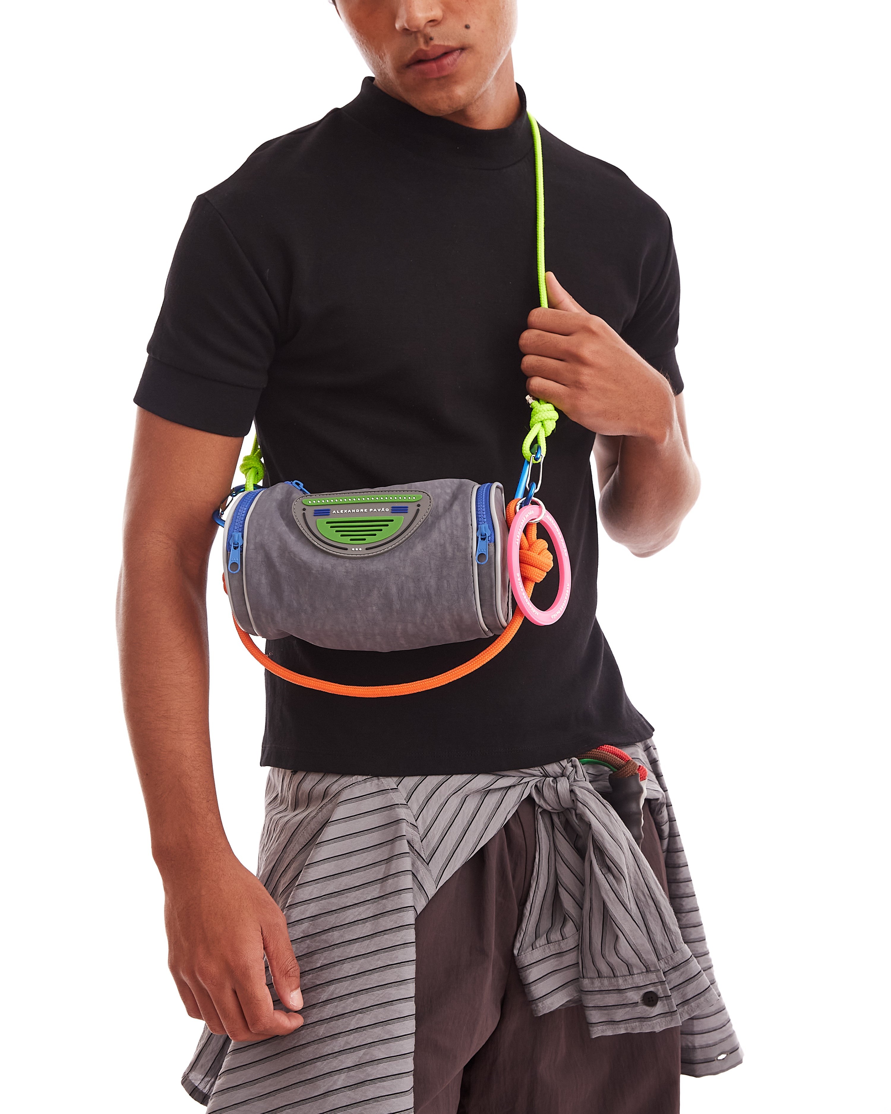 FUJI NYLON BAG - CINZA