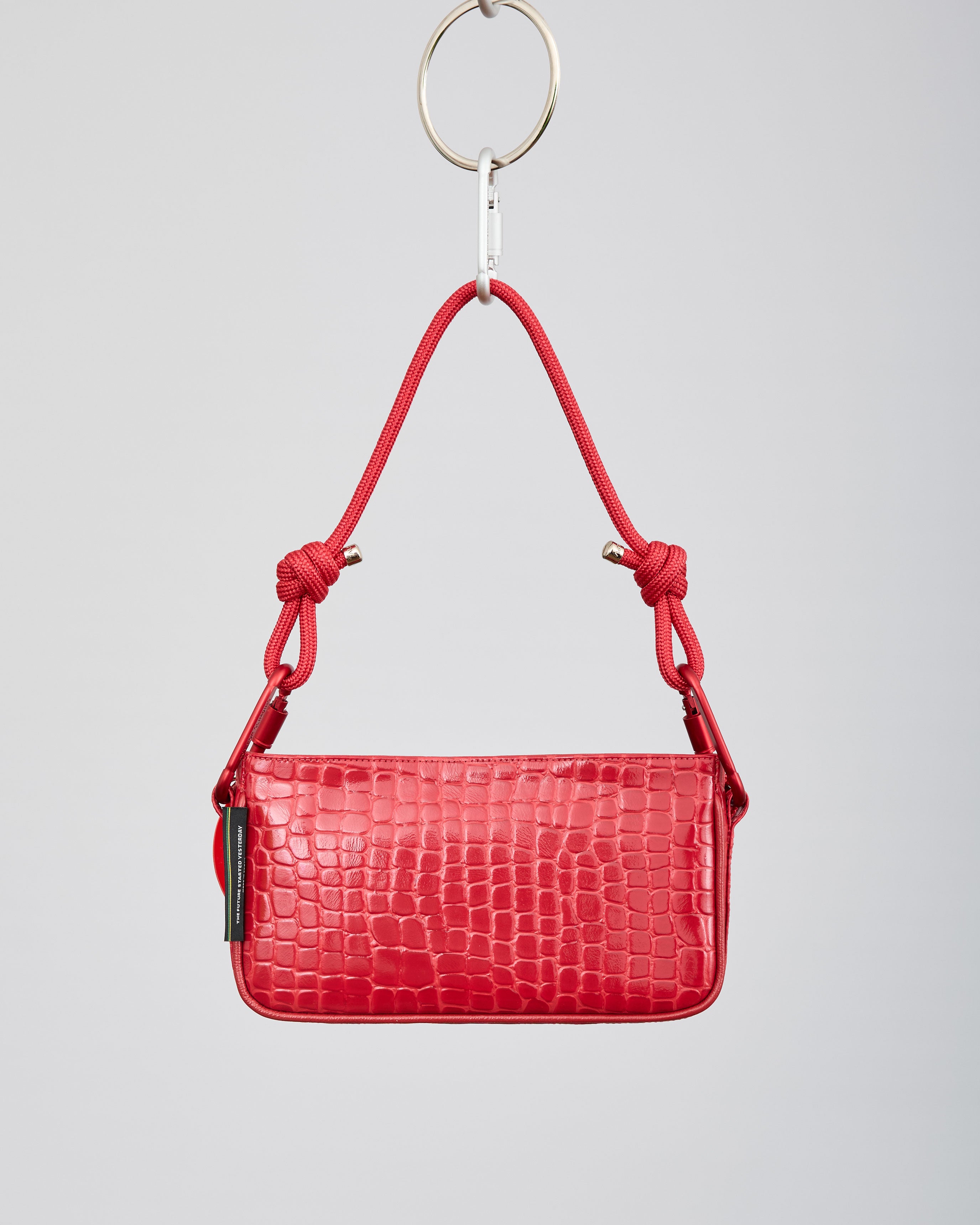 PARIS SHOULDER BAG - VERMELHO CROCO VERNIZ
