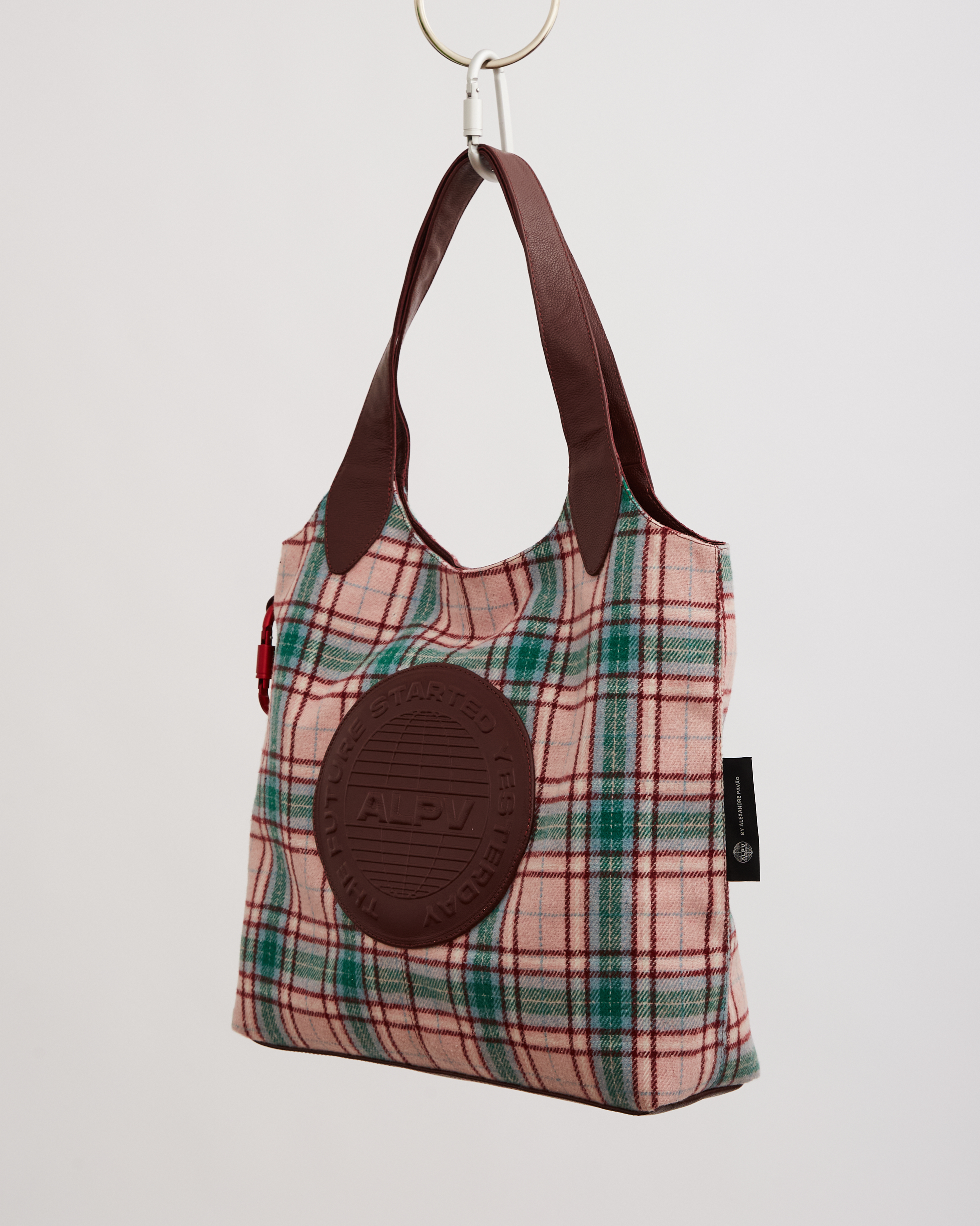 BONNY TOTE BAG - XADREZ ROSA