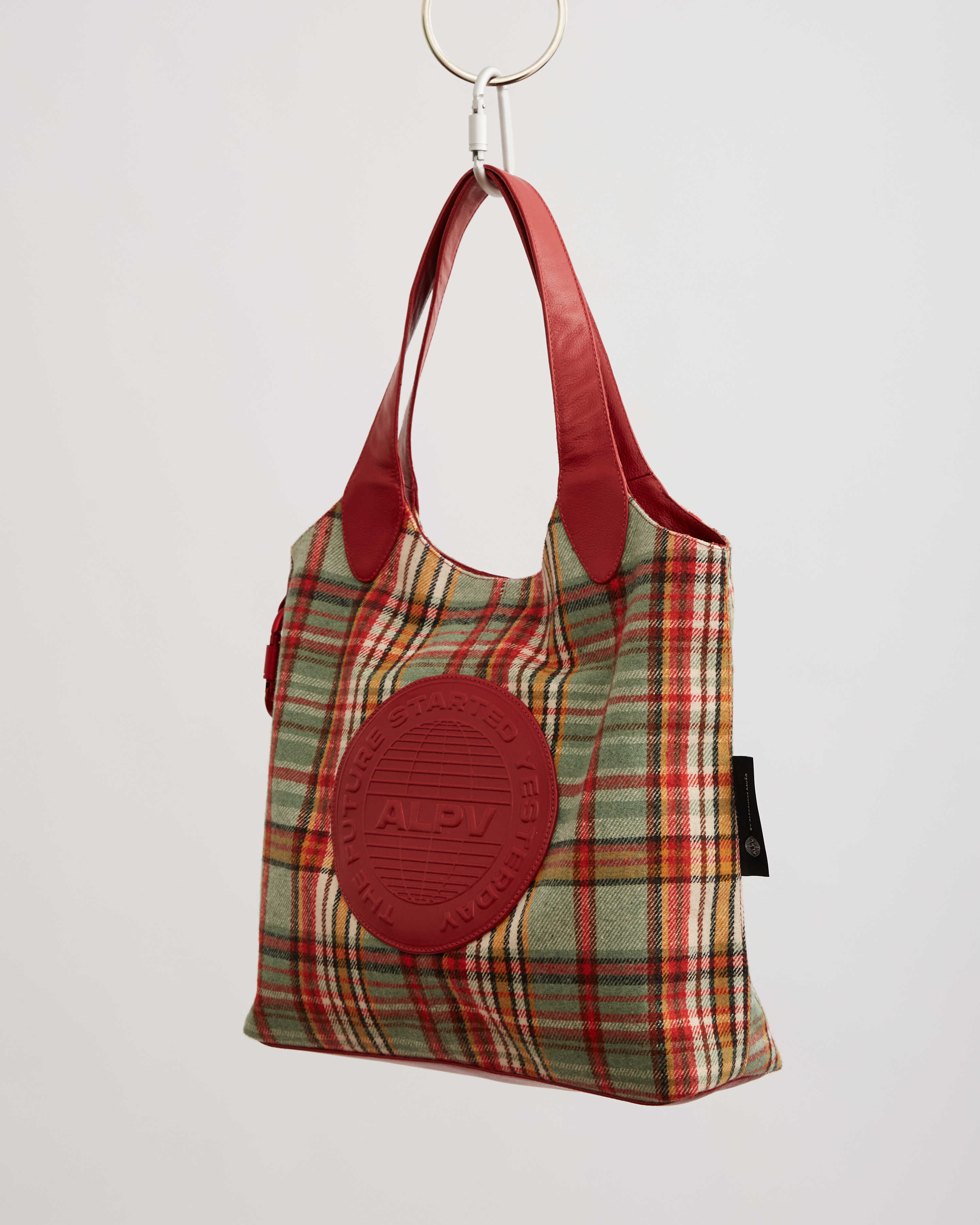 BONNY TOTE BAG - XADREZ VERMELHO