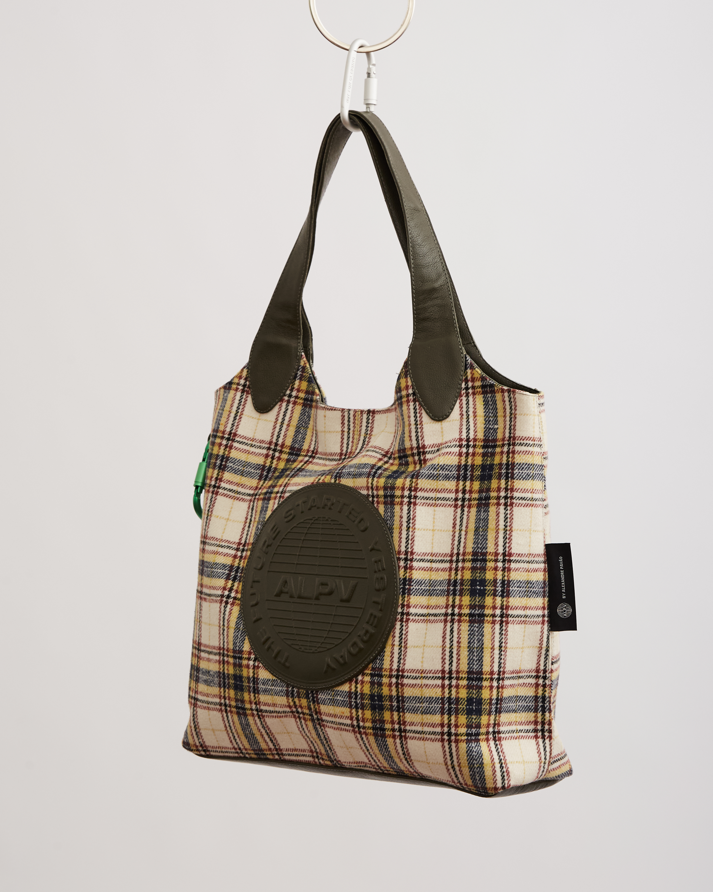 BONNY TOTE BAG - XADREZ VERDE