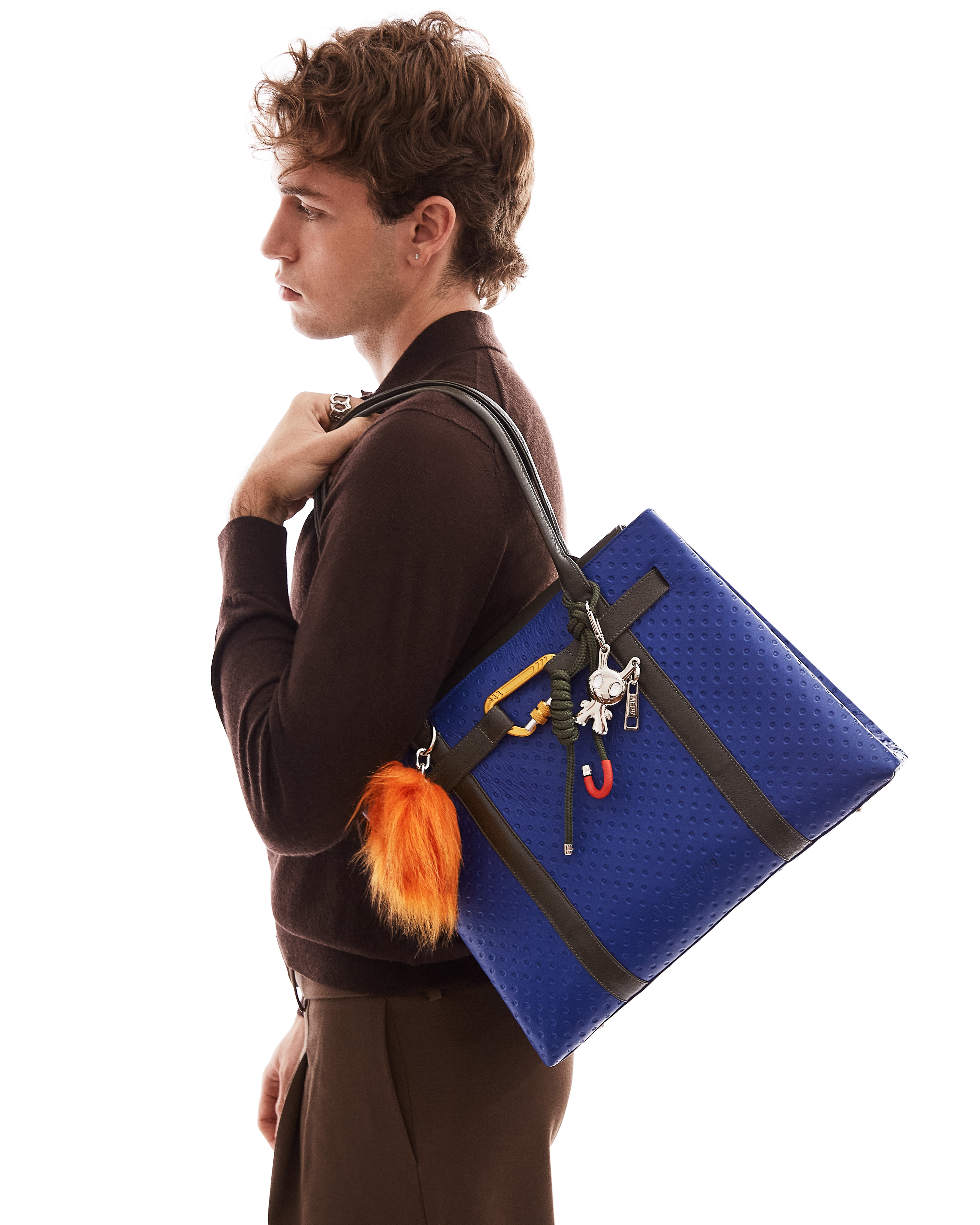 KELLYANE TOTE BAG - AZUL DOTS