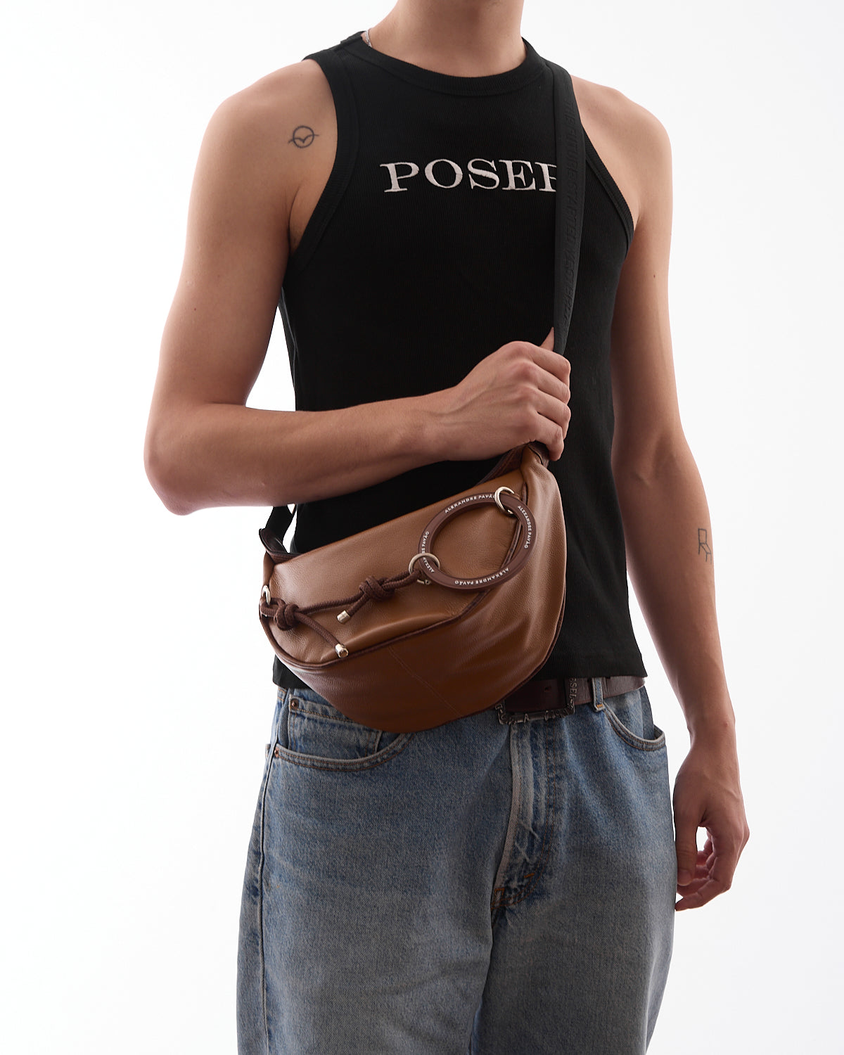 BRENDA CROSSBODY BAG - MARROM