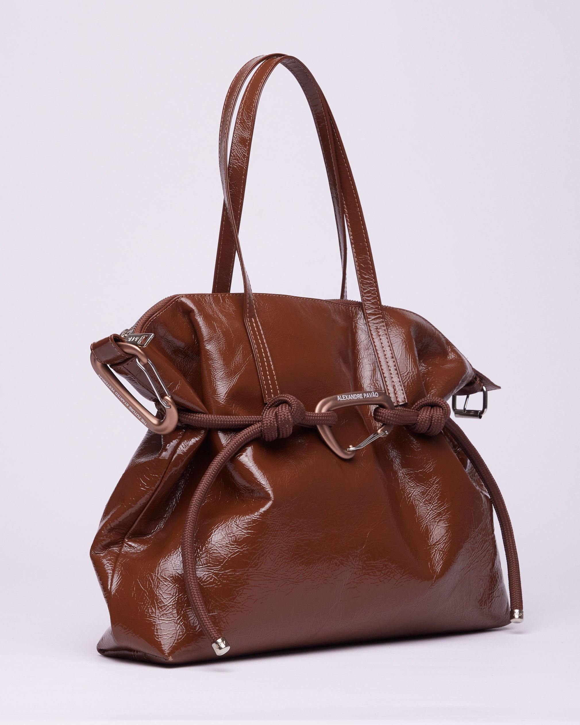 Pillow Shoulder Bag Large - Marrom