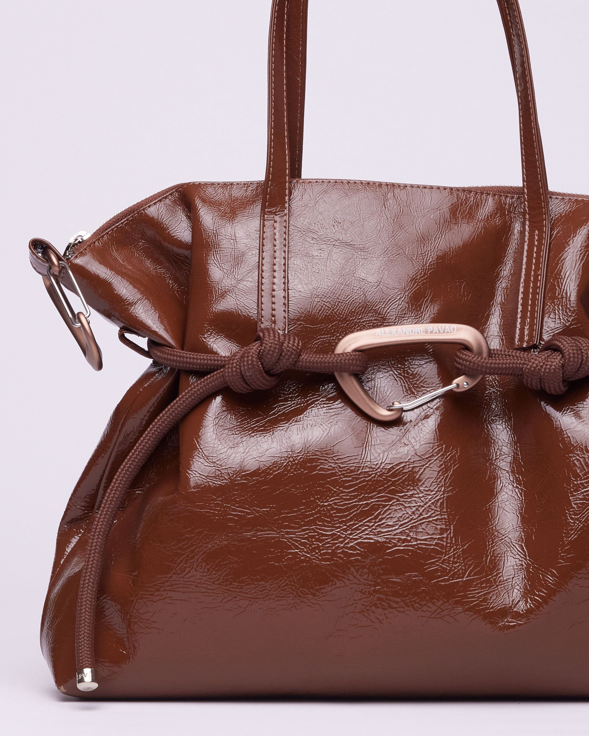 Pillow Shoulder Bag Large - Marrom