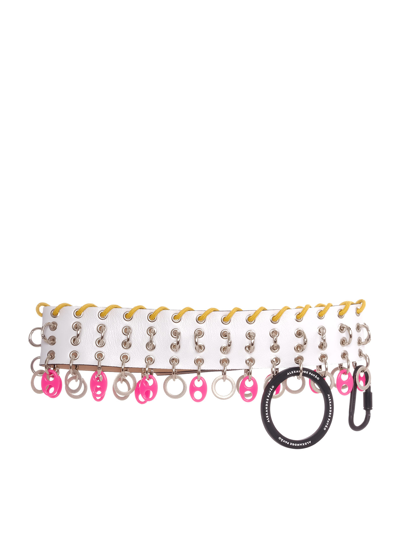 LOW RISE RING BELT - BRANCO