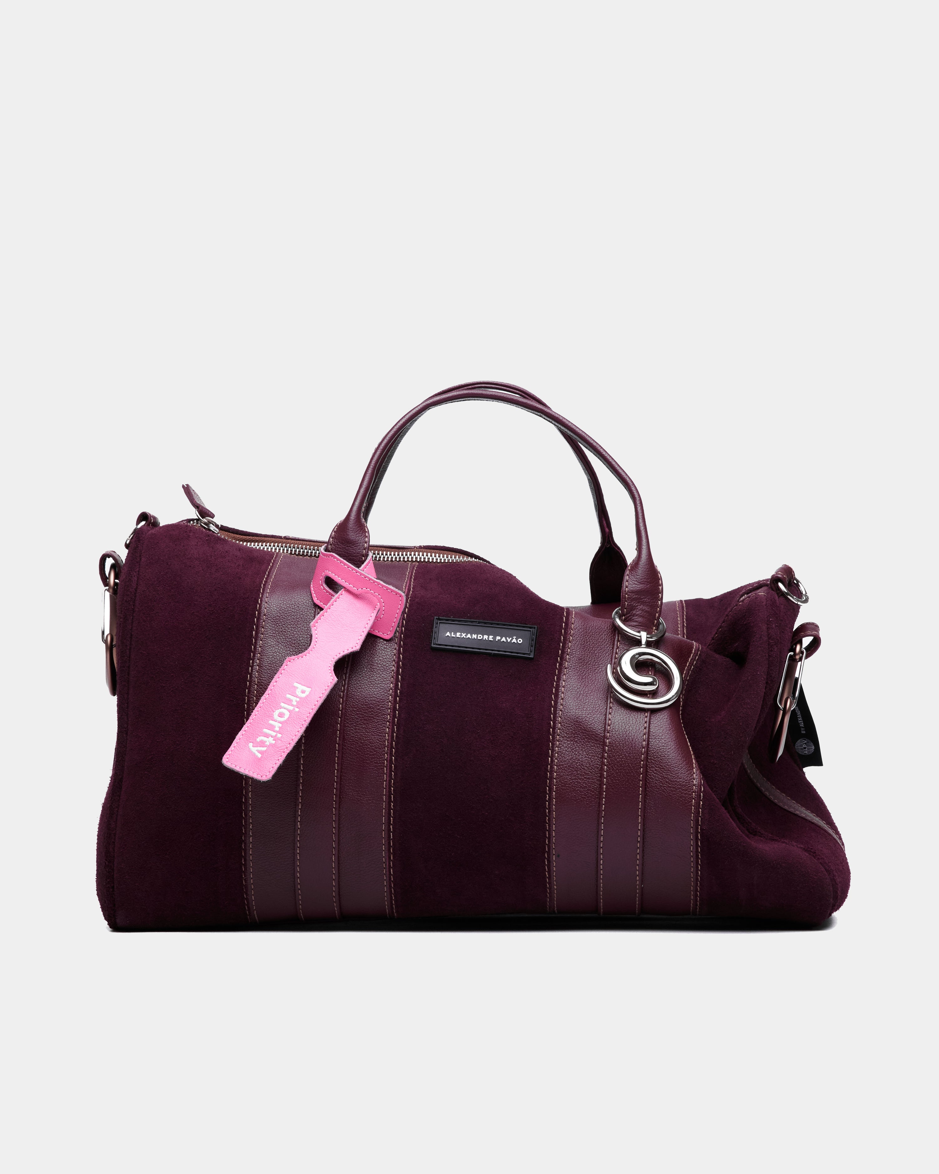 Smash XXL Stripes Bag - Burgundy
