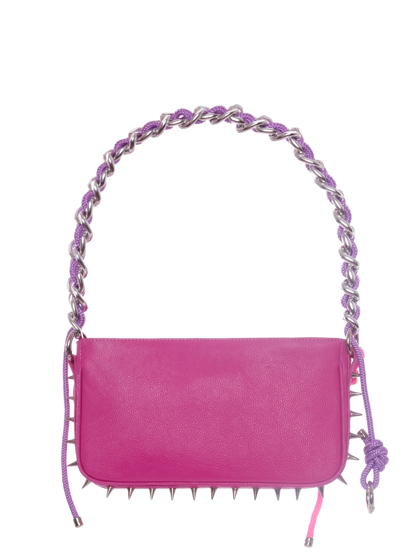 PARIS SPIKE SHOULDER BAG - ROSA