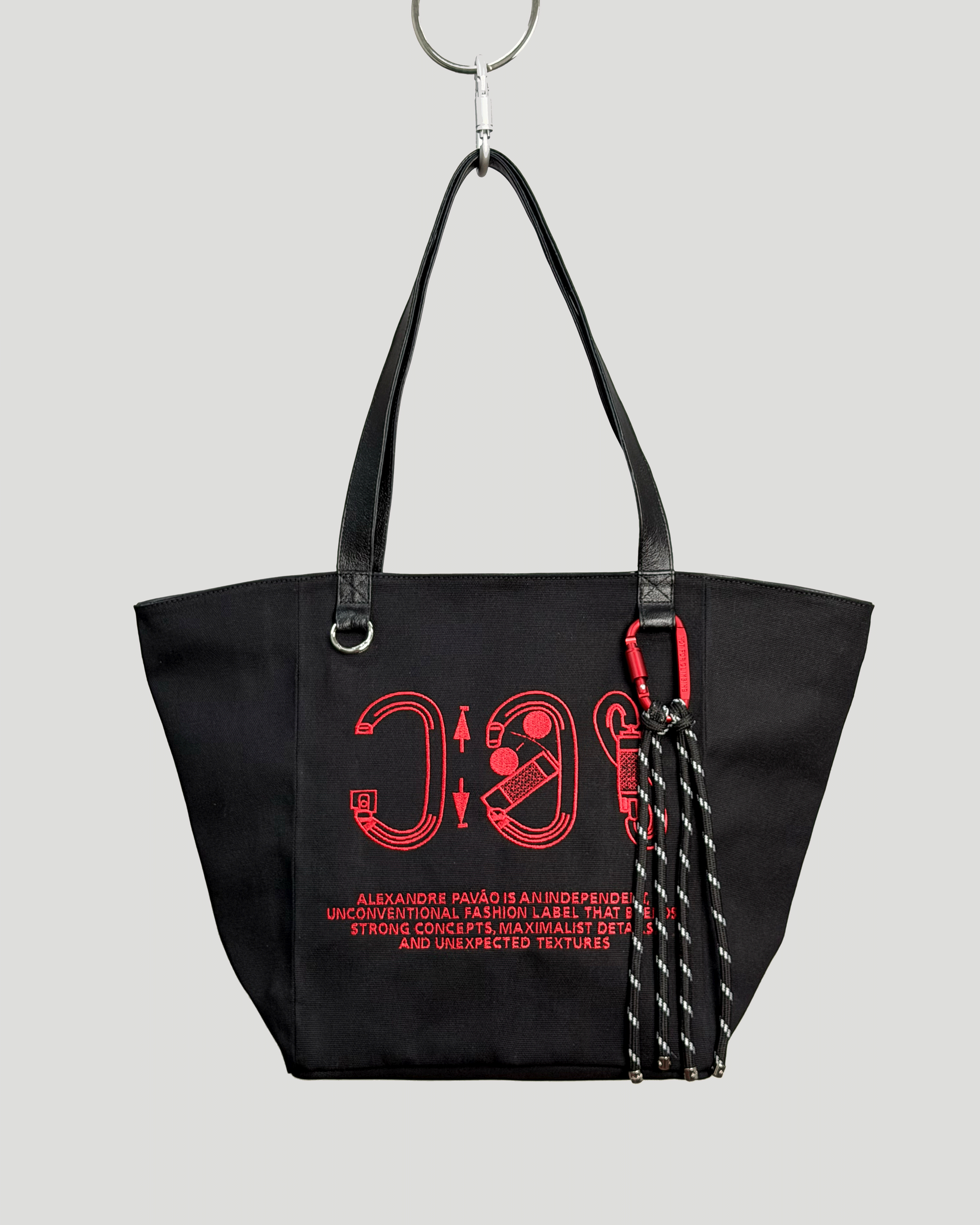 Shirley Tote Bag - Preto Bordado