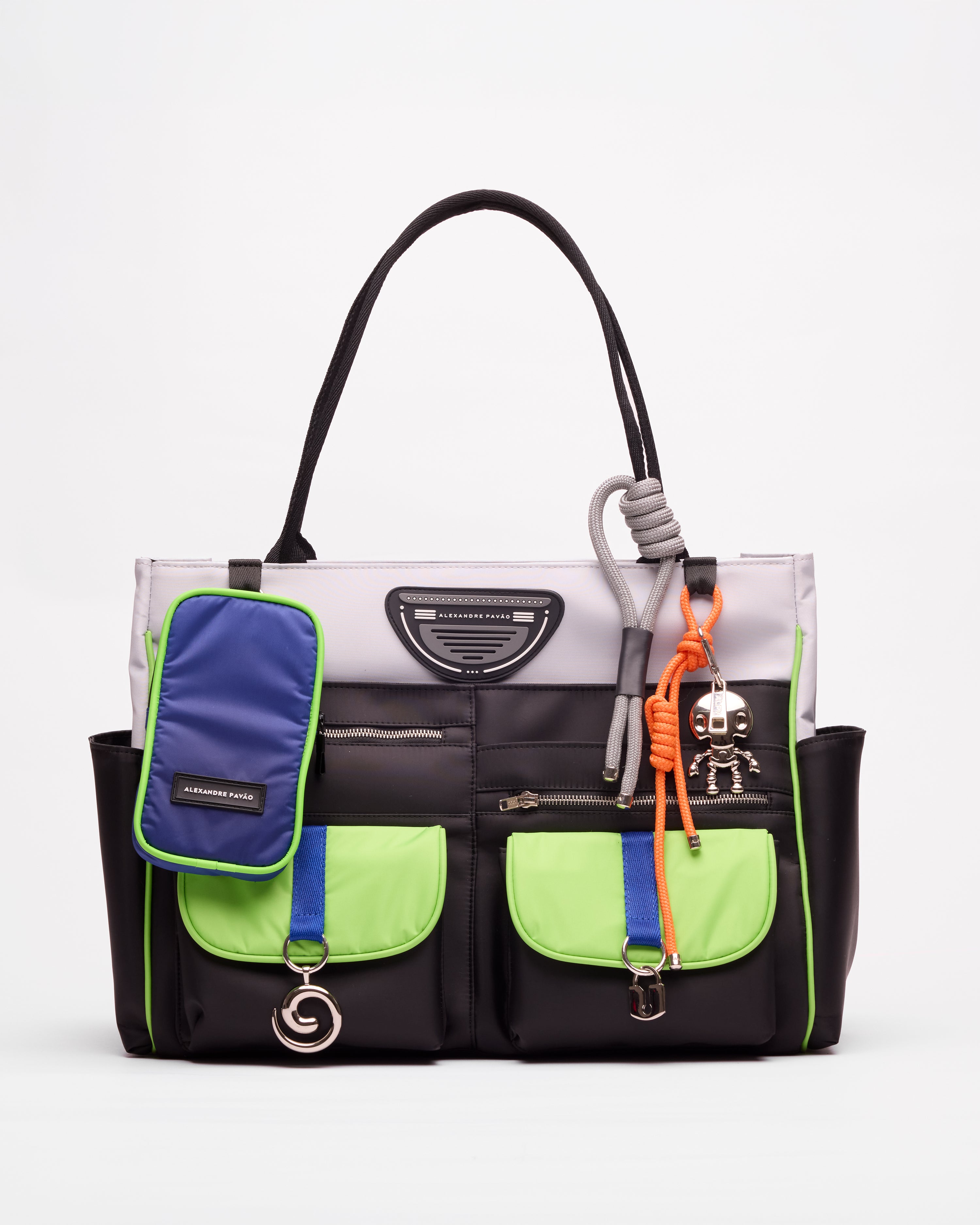 Maxi Tote Bag - Cinza