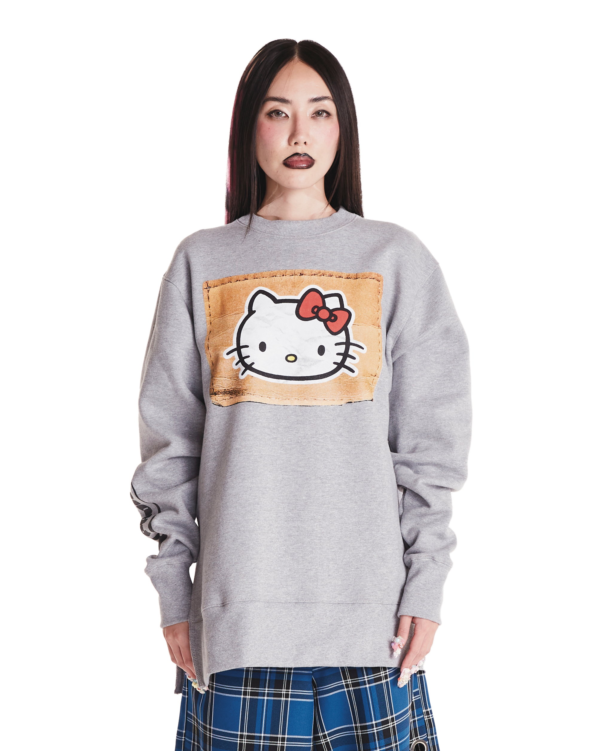 MOLETOM TAG HELLO KITTY - MESCLA