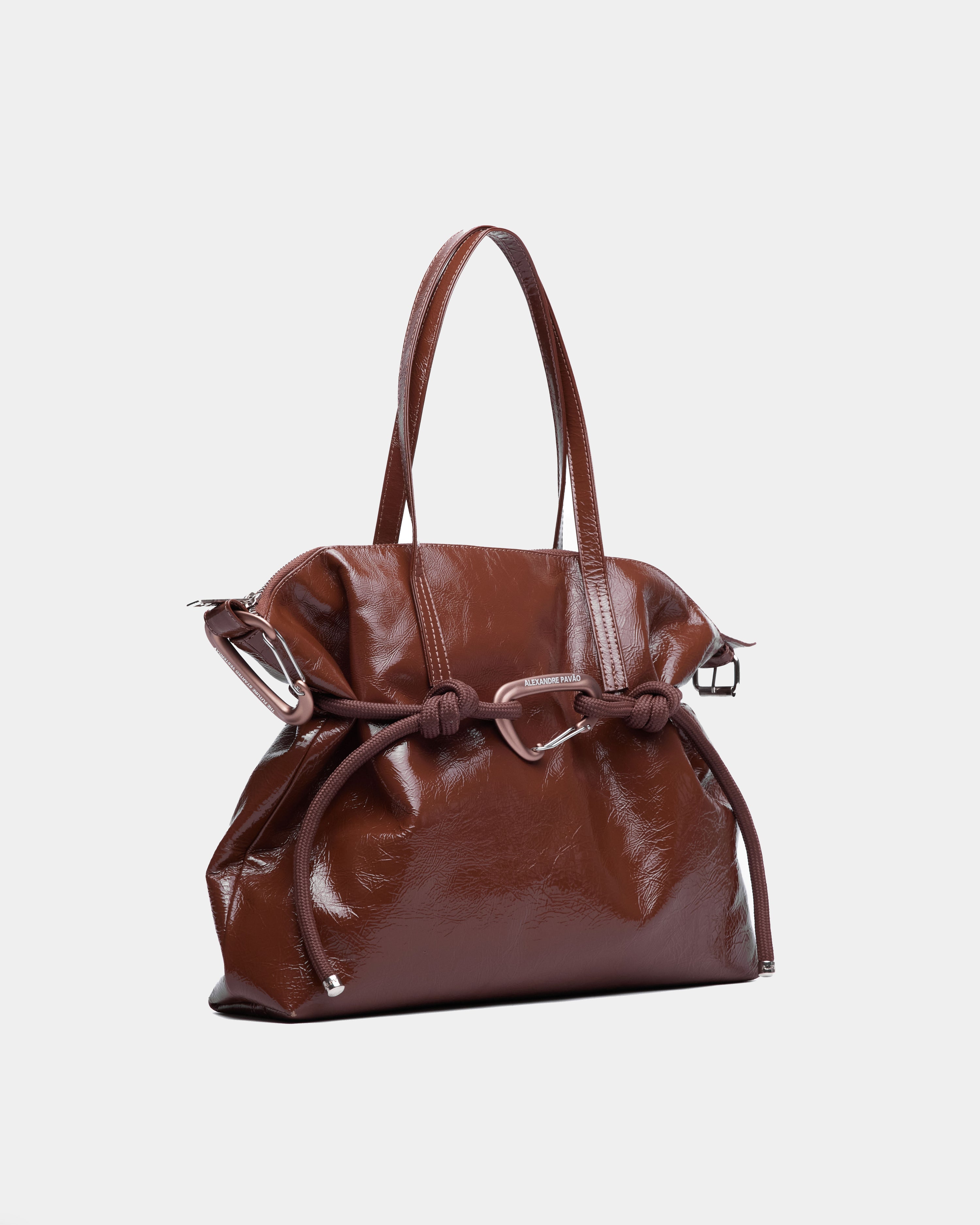 Pillow Shoulder Bag Large - Marrom