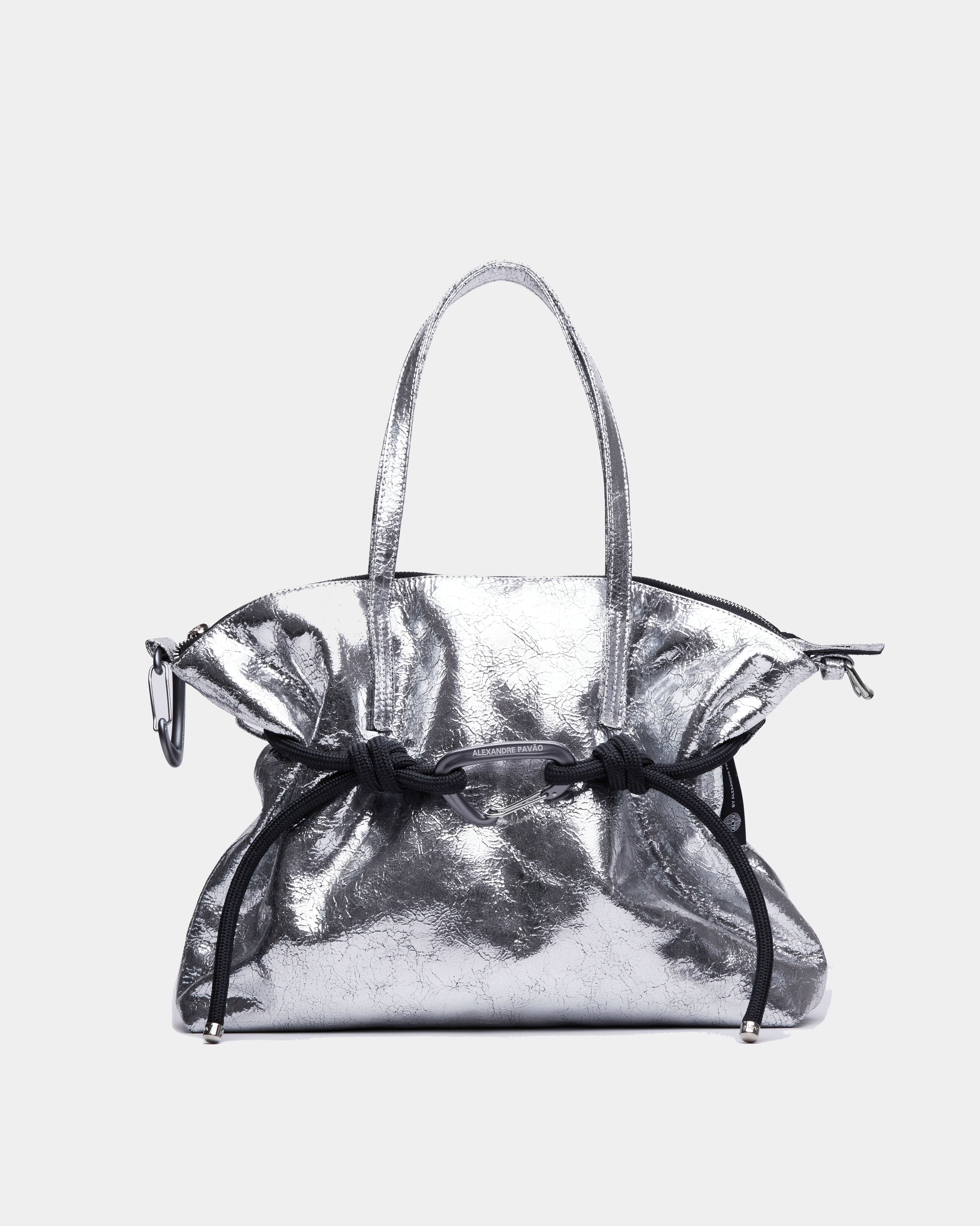 Pillow Shoulder Bag Large - Prata