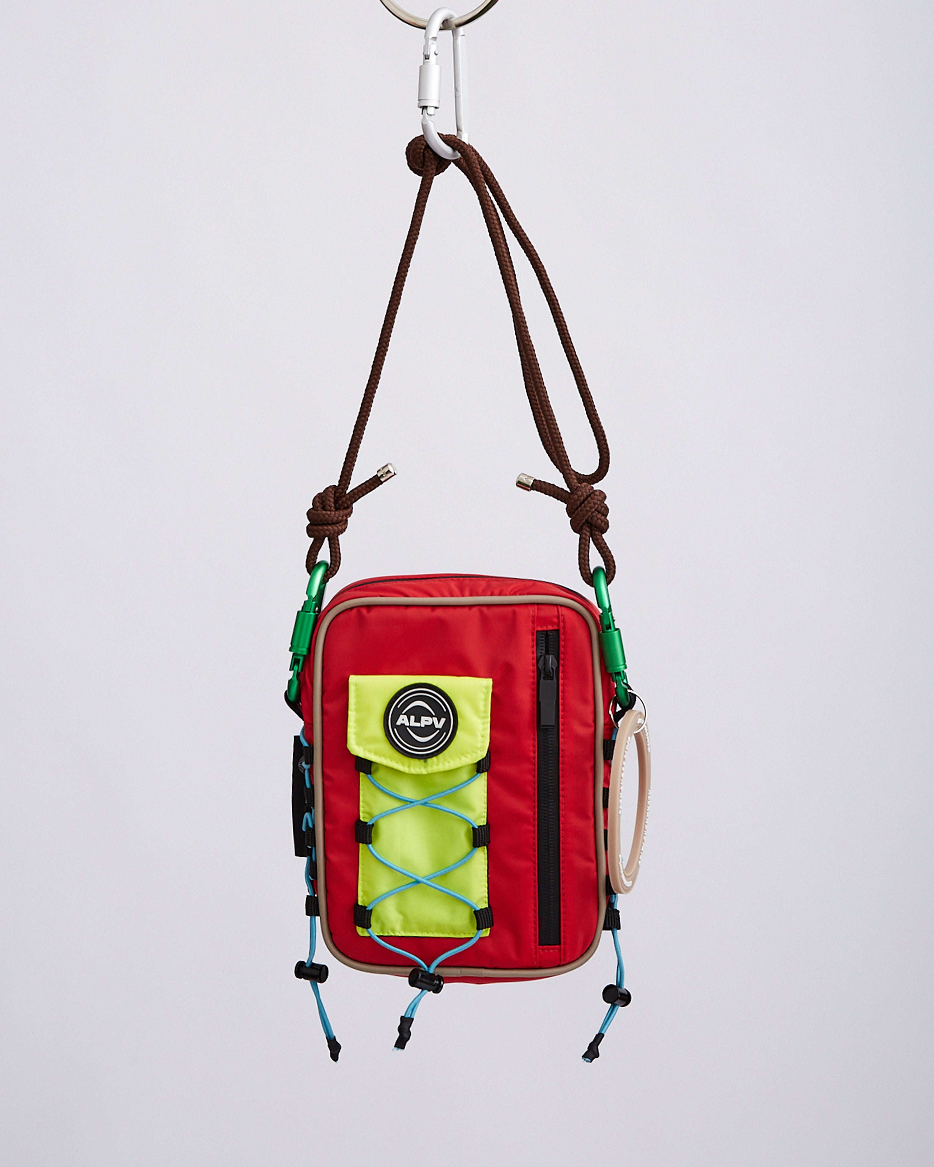 LOLA NYLON CROSSBODY BAG - VERMELHO