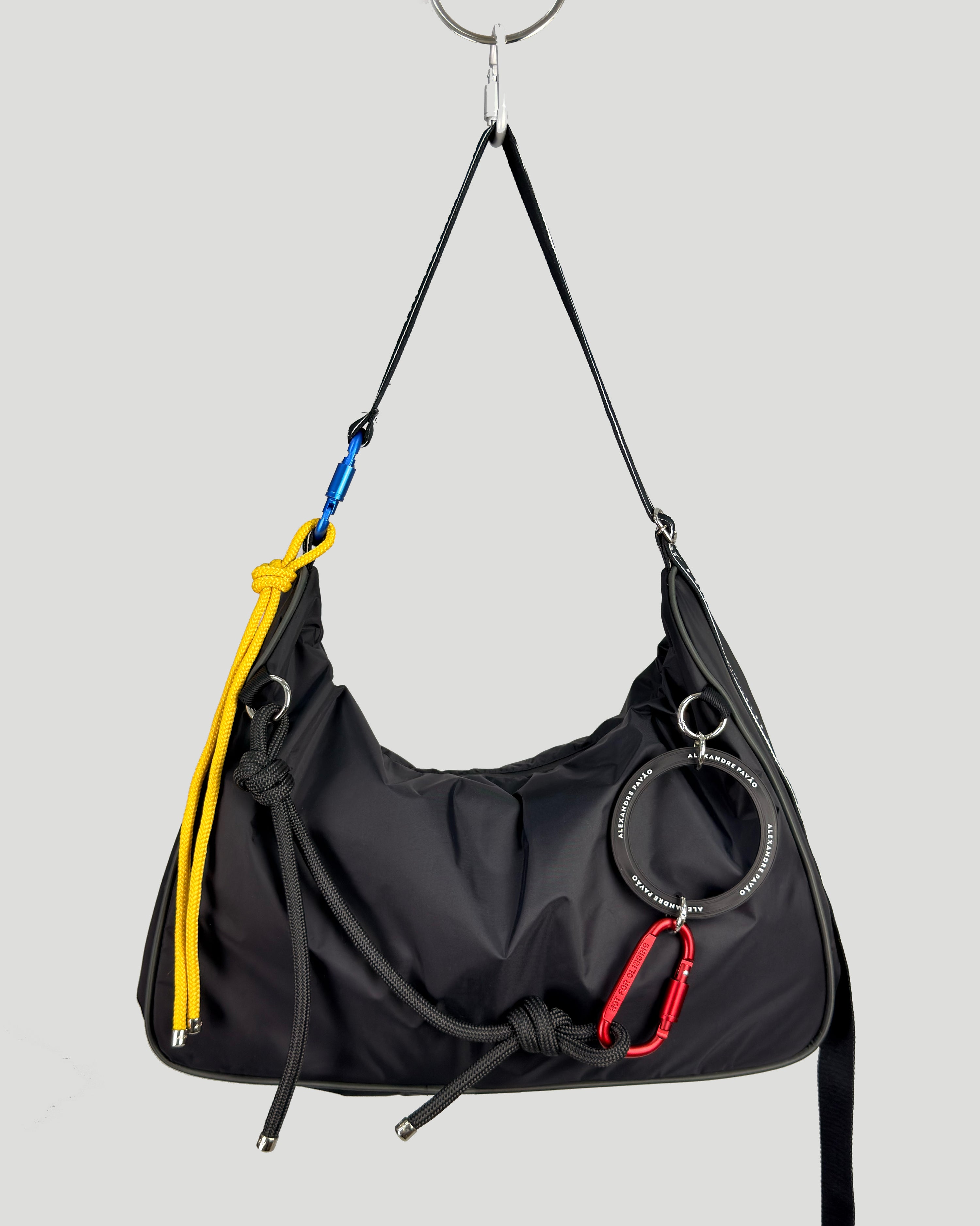 Lily Nylon Bag Grande - Preto