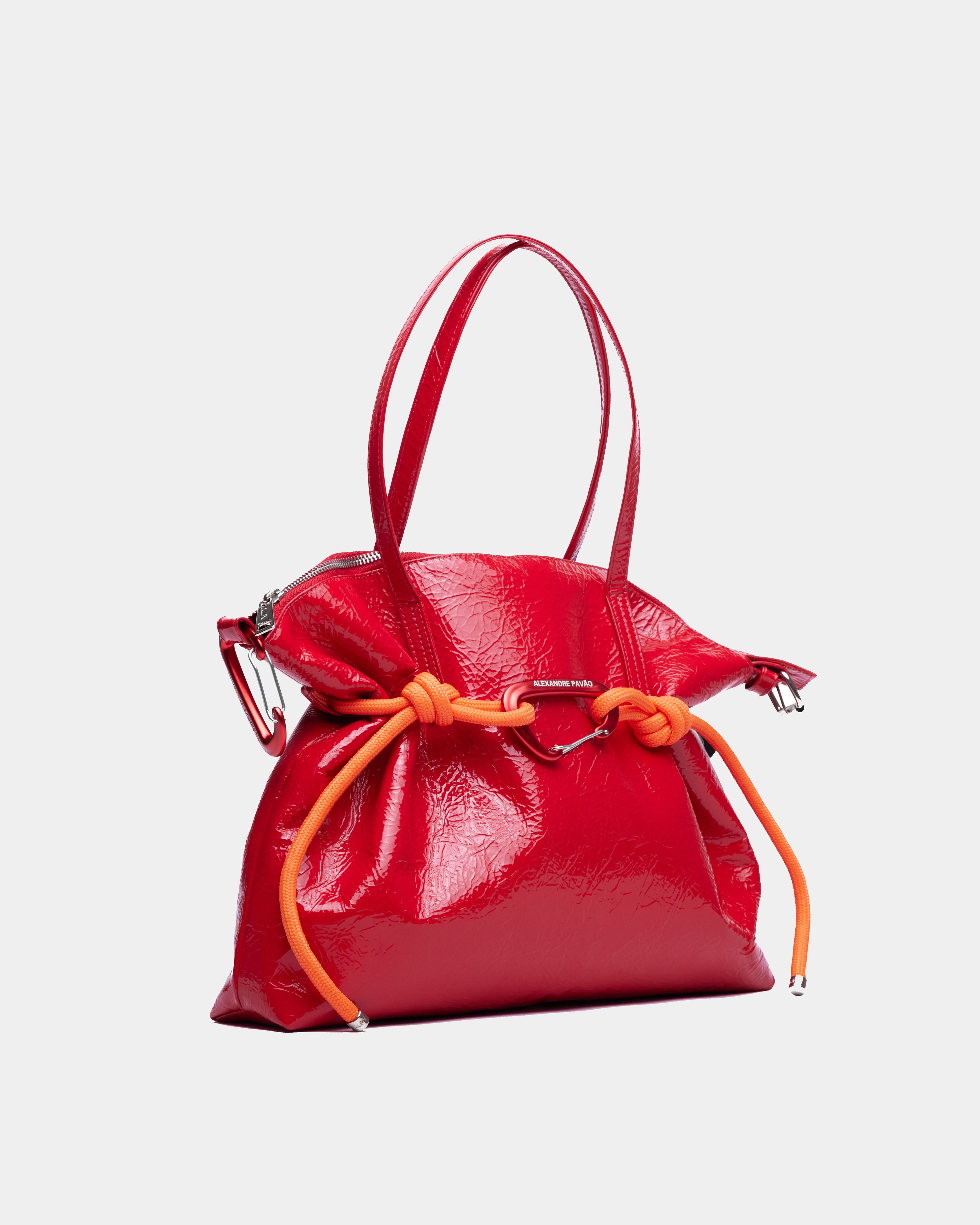 Pillow Shoulder Bag Large - Vermelho