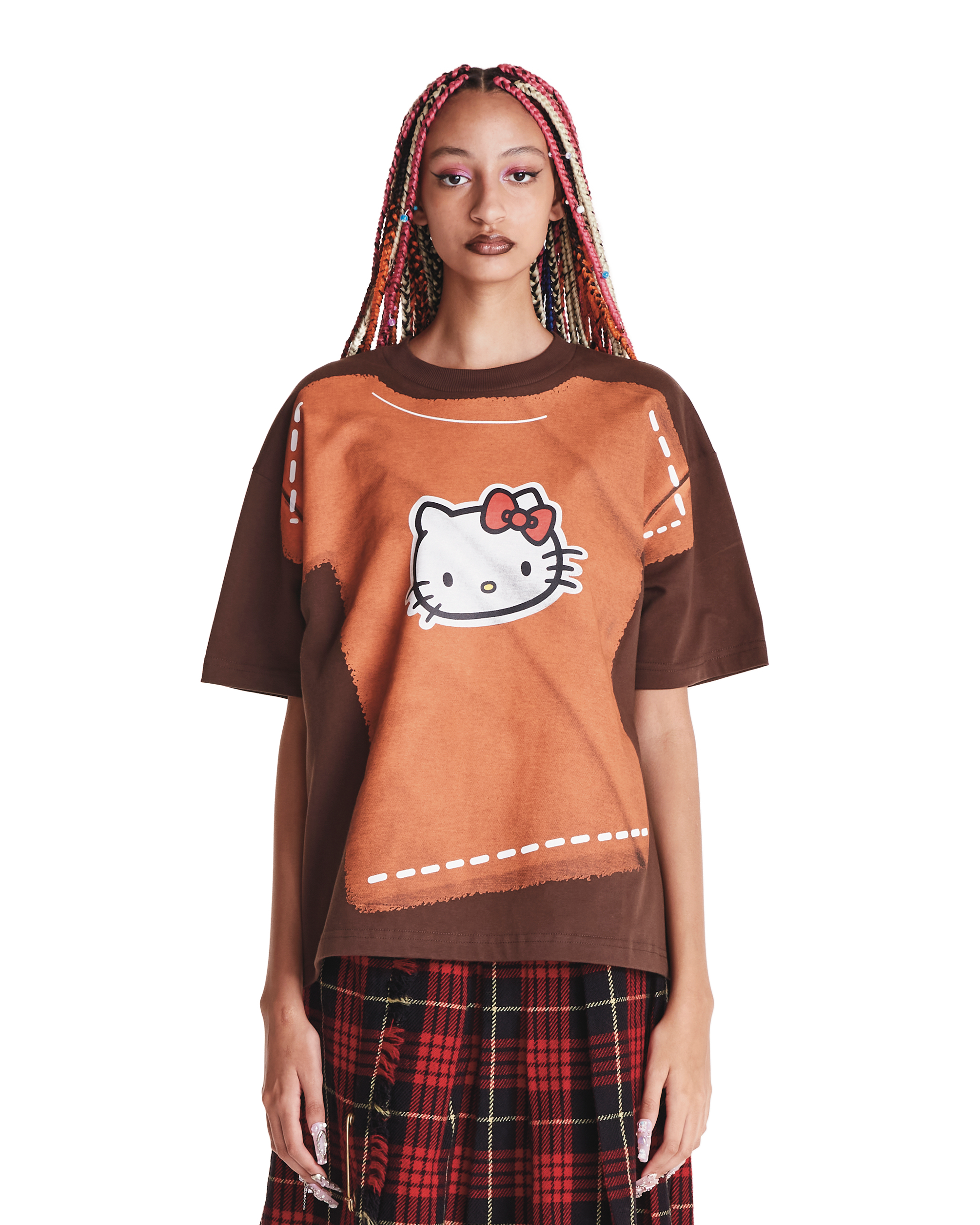 CAMISETA HELLO KITTY - MARROM