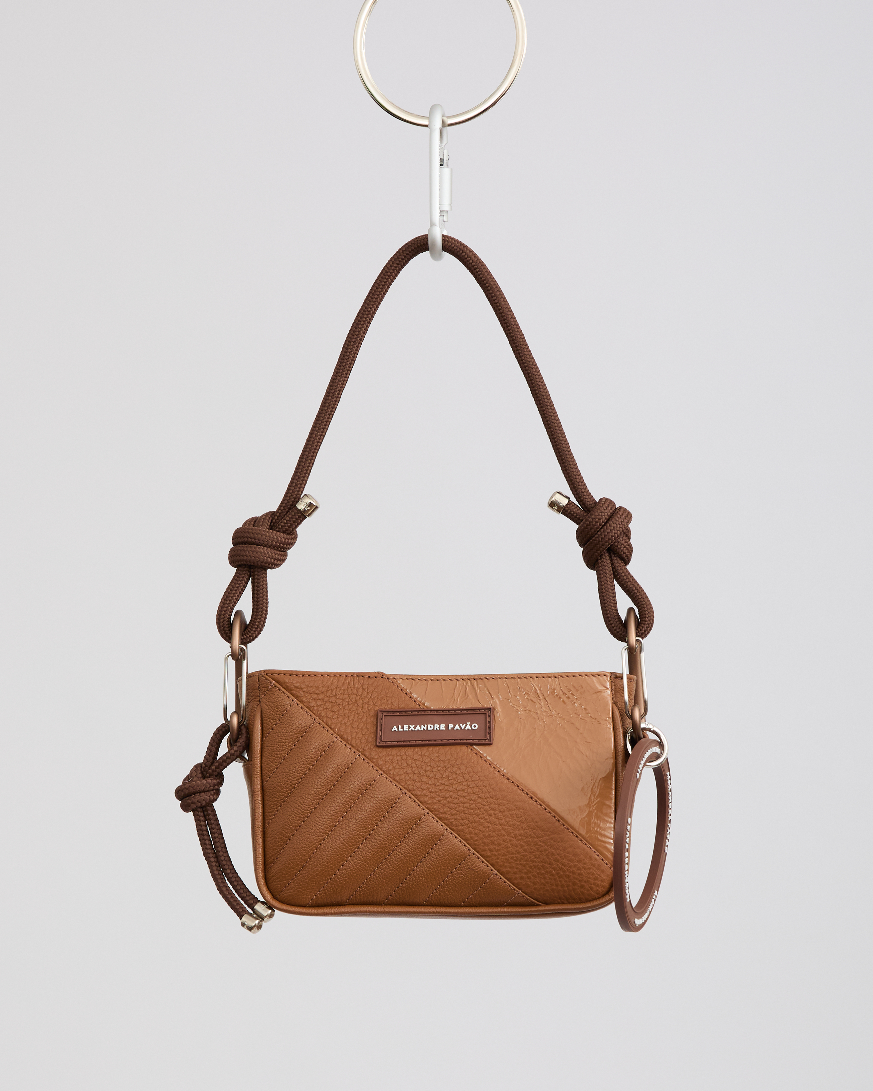 STACIE SHOULDER BAG - MARROM