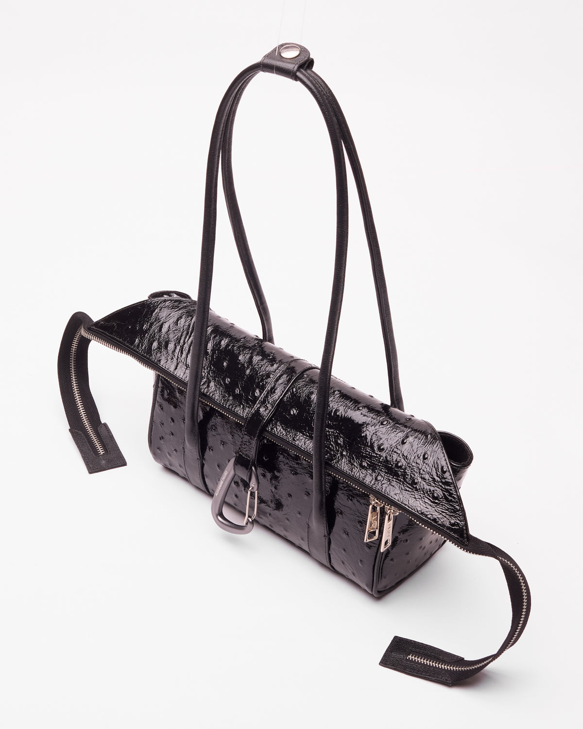 Erick Shoulder Bag - Preto Ostrich
