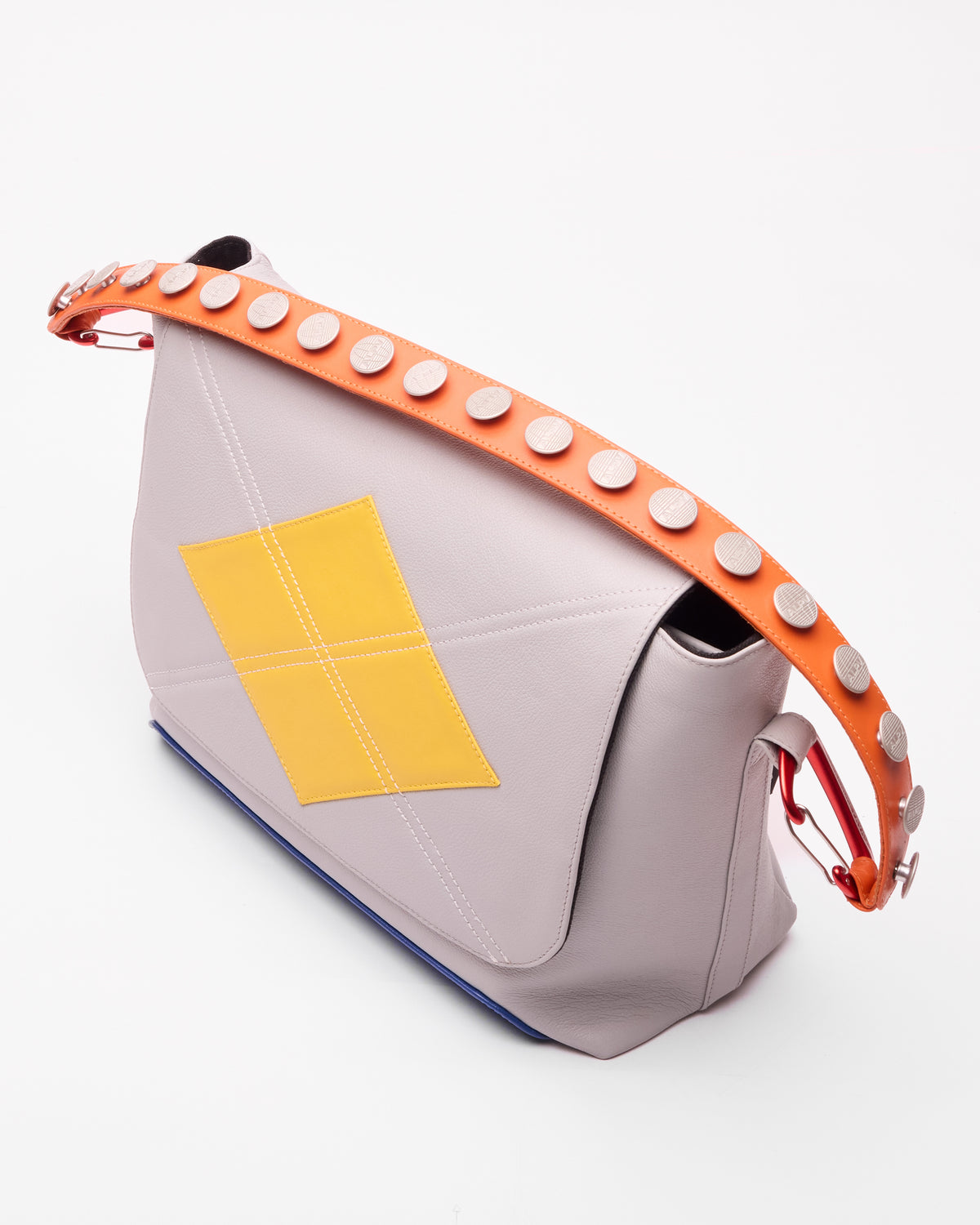 Stella Messenger Bag Grande - Cinza