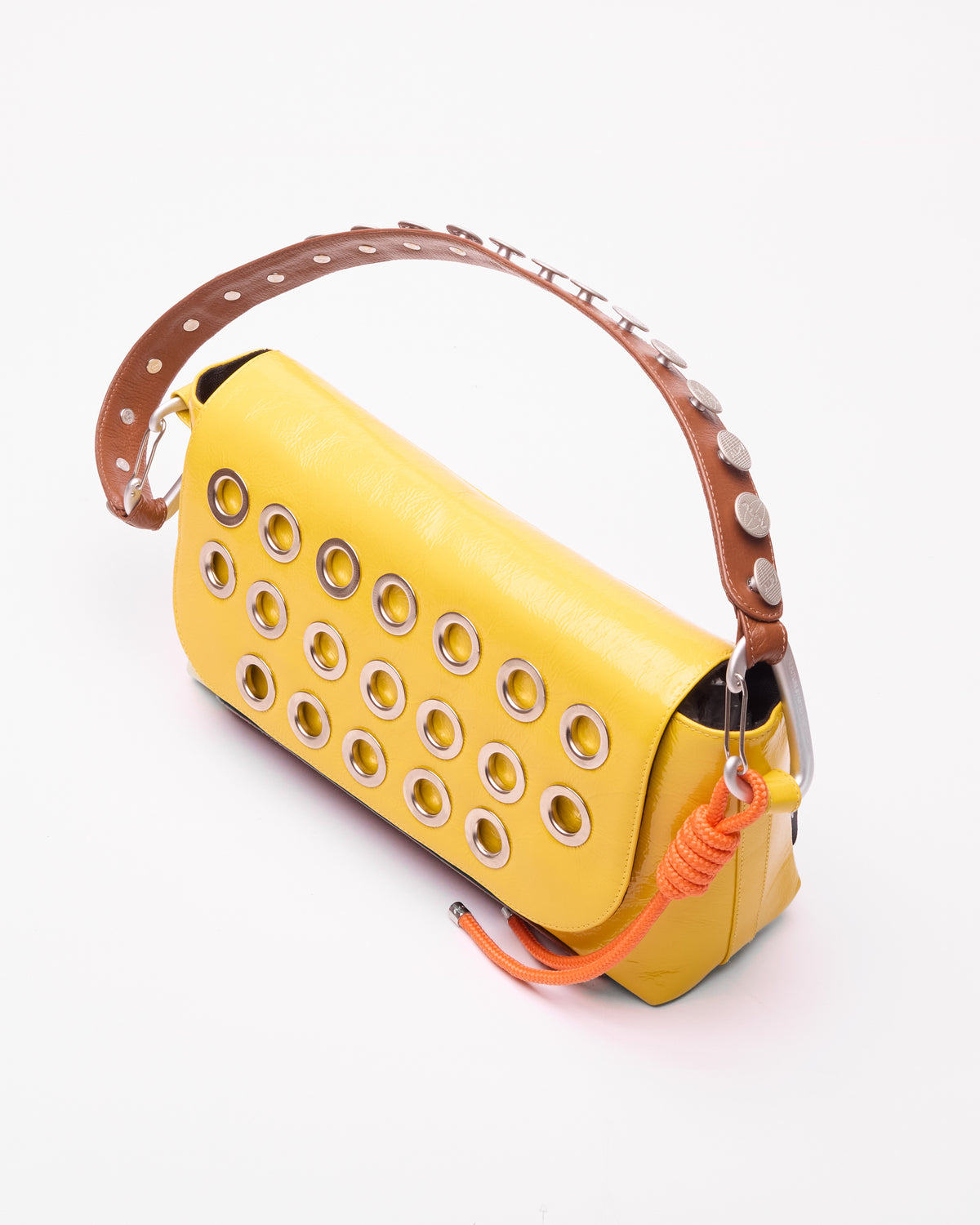 Stella Messenger Bag Média - Amarelo