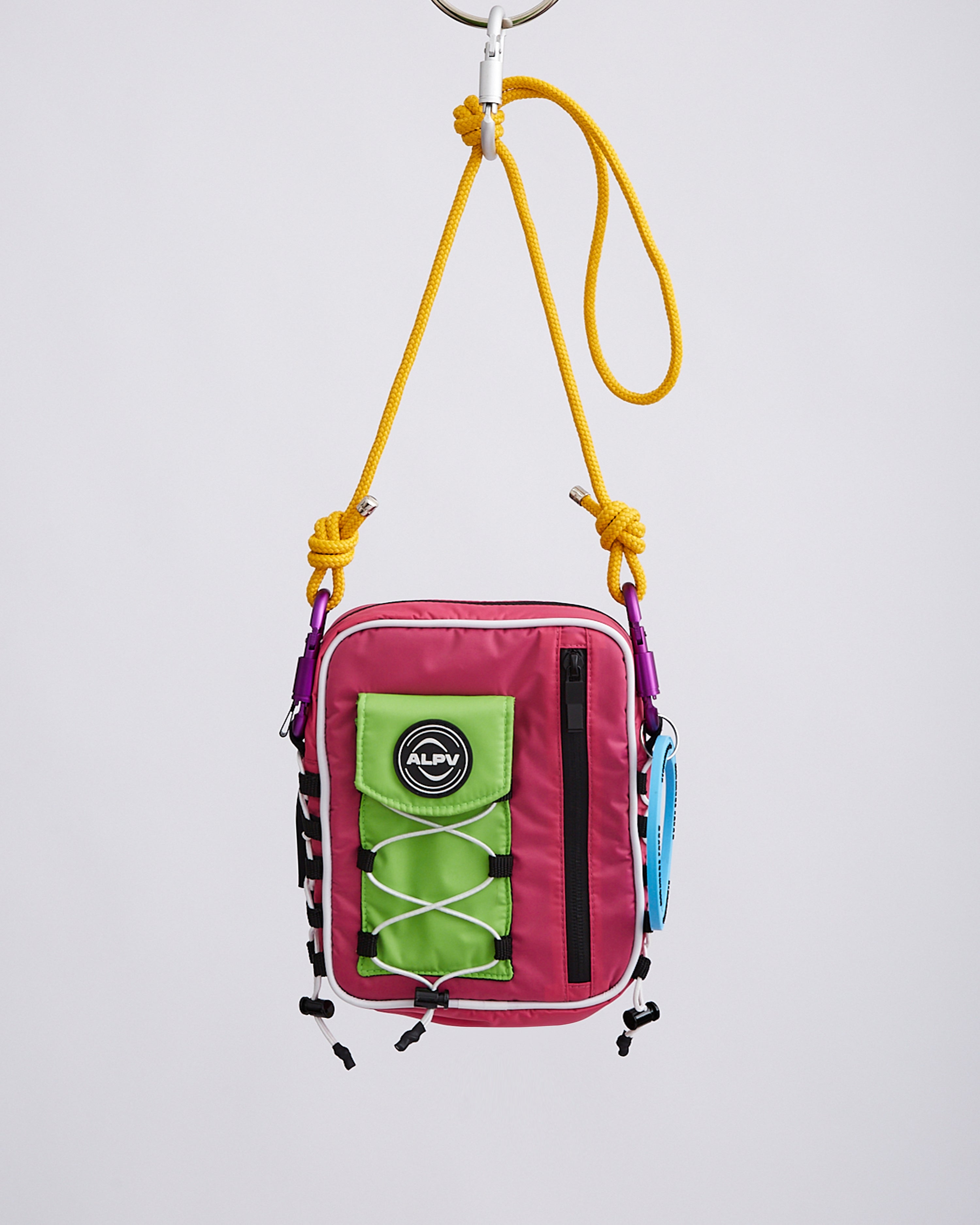 LOLA NYLON CROSSBODY BAG - ROSA