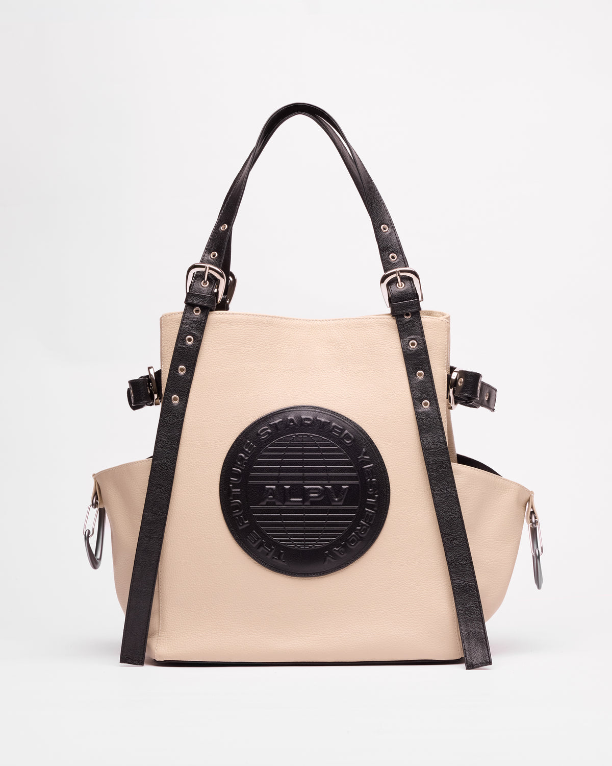 Shirley Tote Bag Couro - Off-White