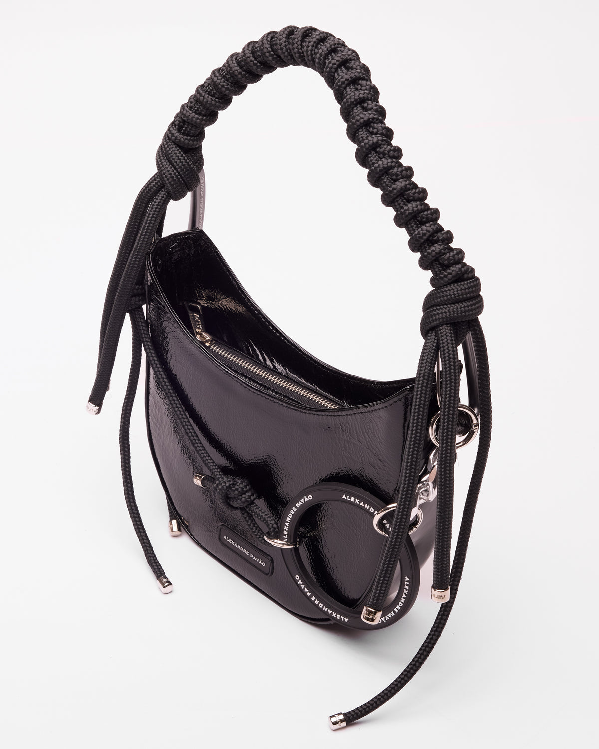 The Curve Bag - Preto Verniz