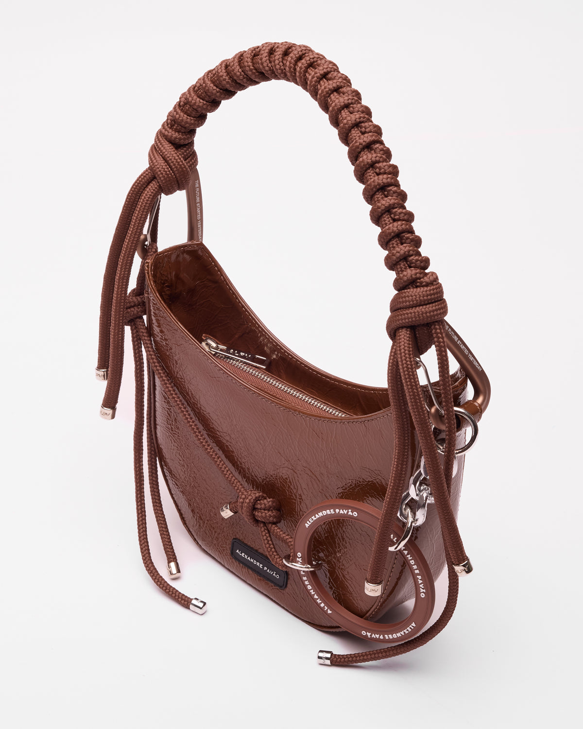 The Curve Bag - Marrom Verniz