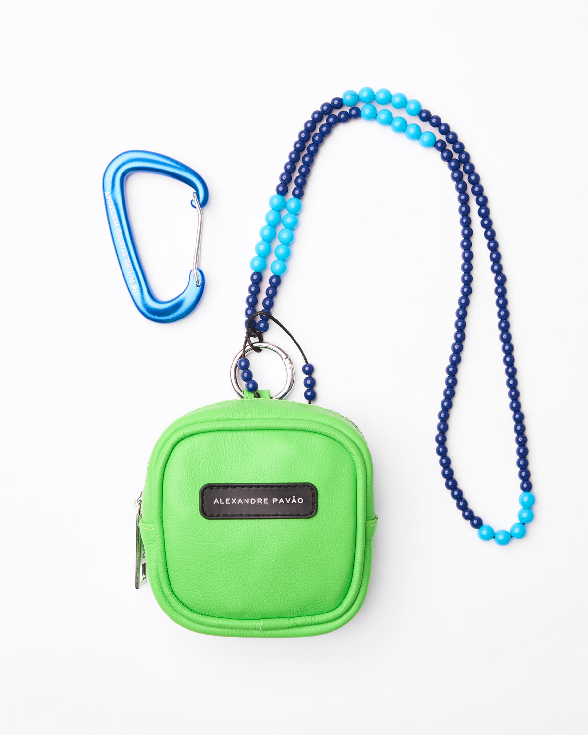 Beaded Micro Bag - Verde Neon