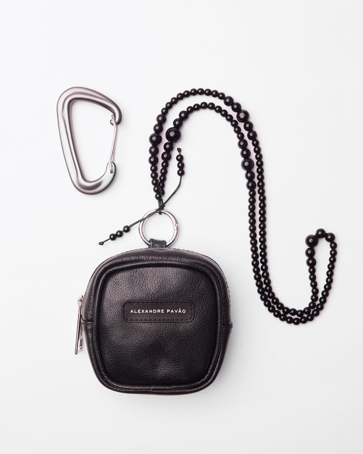 Beaded Micro Bag -  Preto