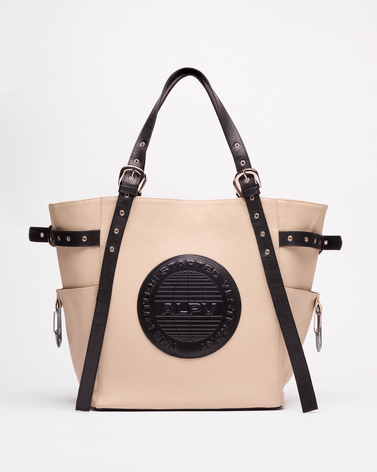 Shirley Tote Bag Couro - Off-White
