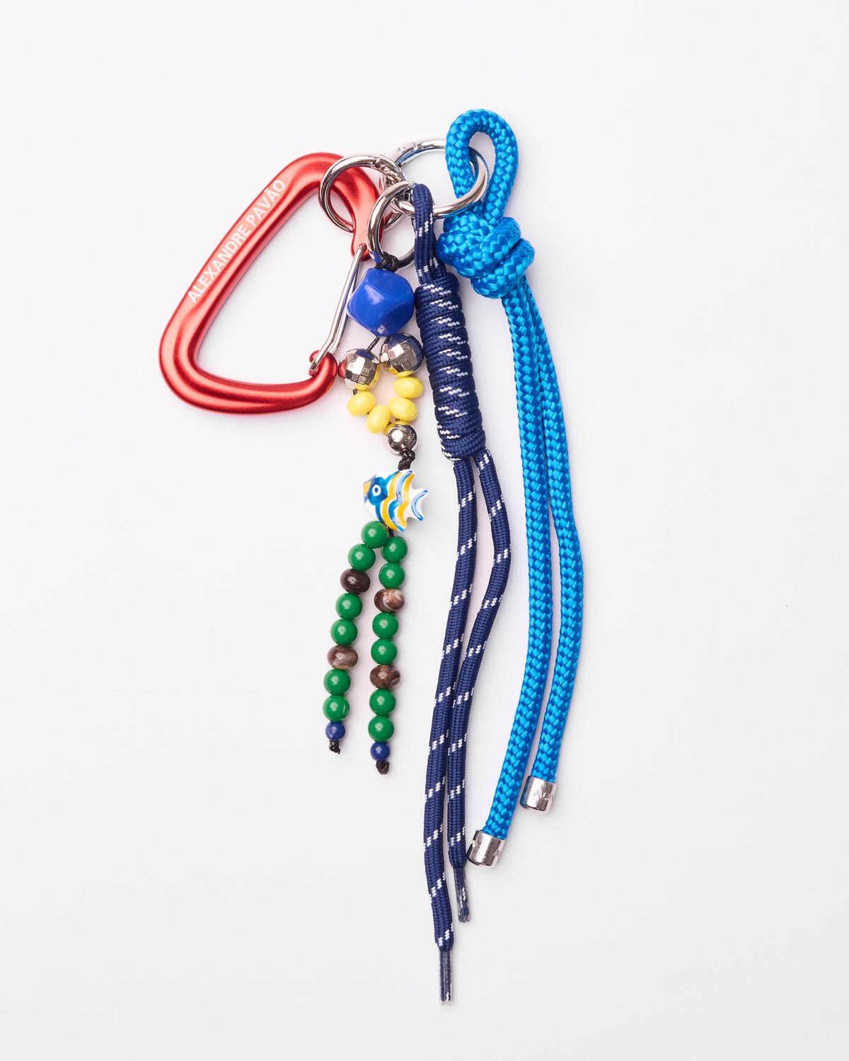Den Beaded Keychain - Azul