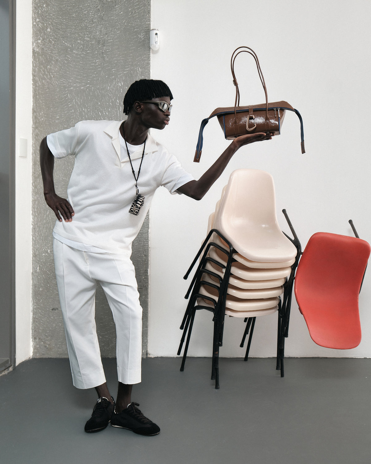Erick Shoulder Bag - Marrom Verniz