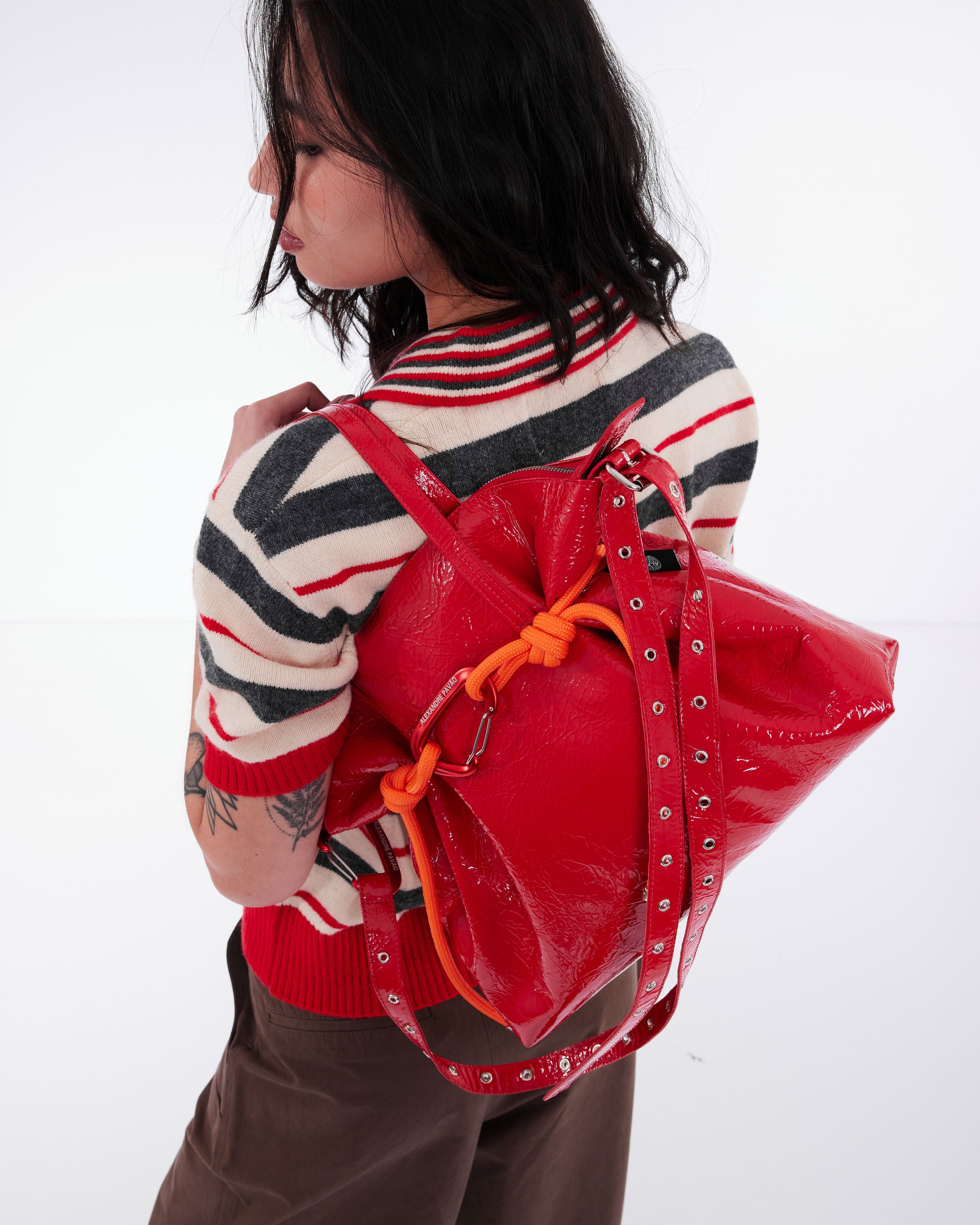 Pillow Shoulder Bag Large - Vermelho