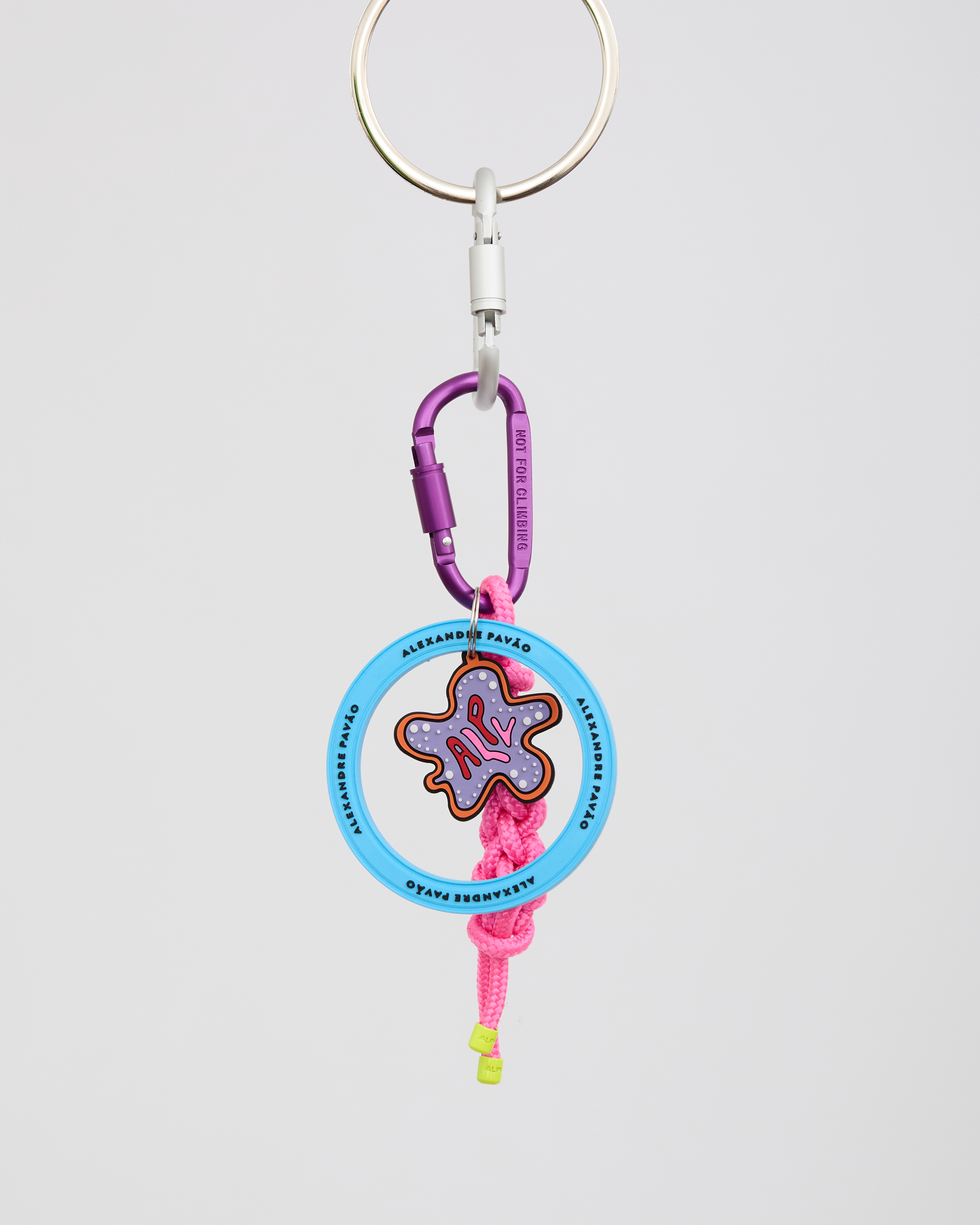 BRAID KEYCHAIN - ROXO