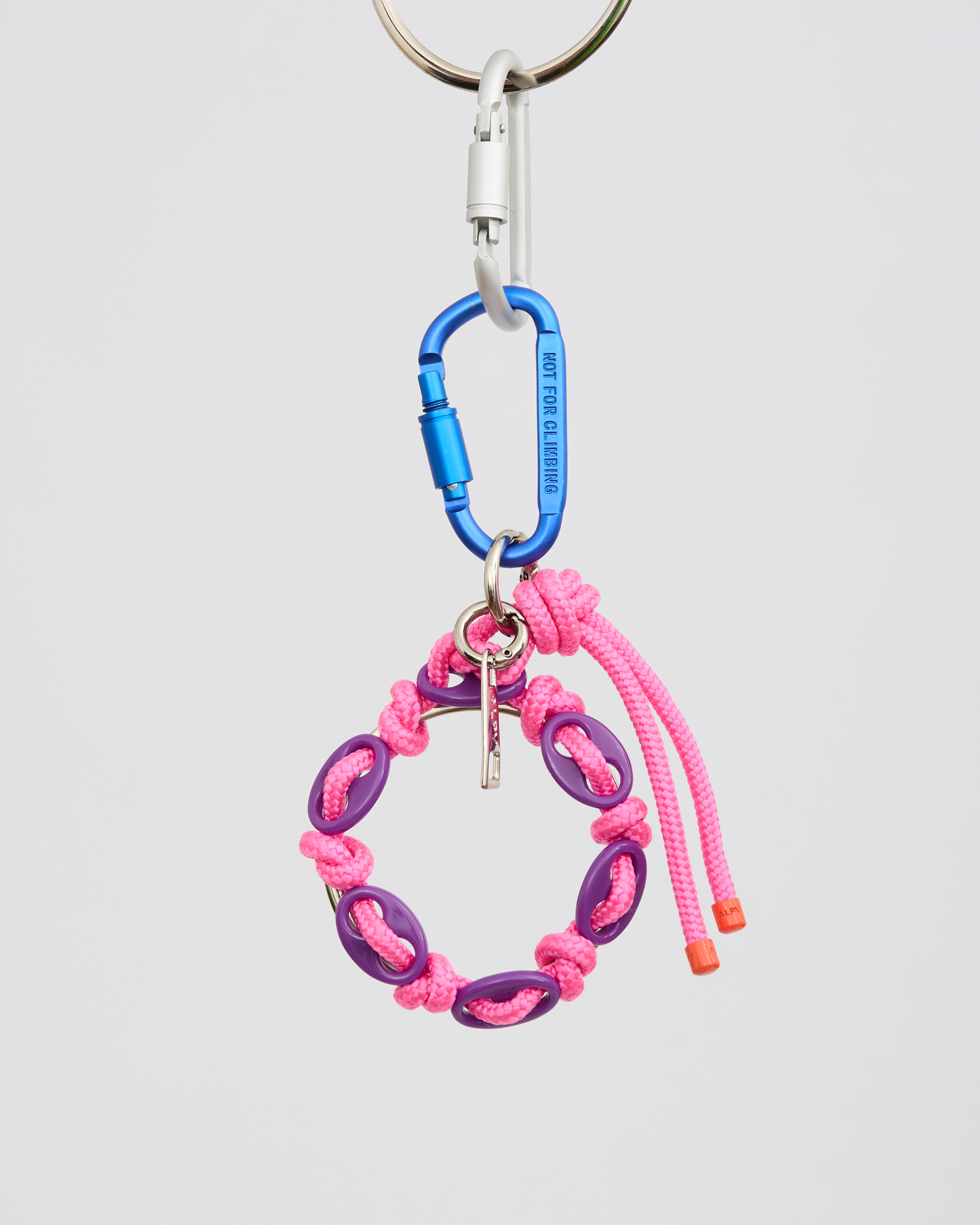 ROUND KEYCHAIN - AZUL
