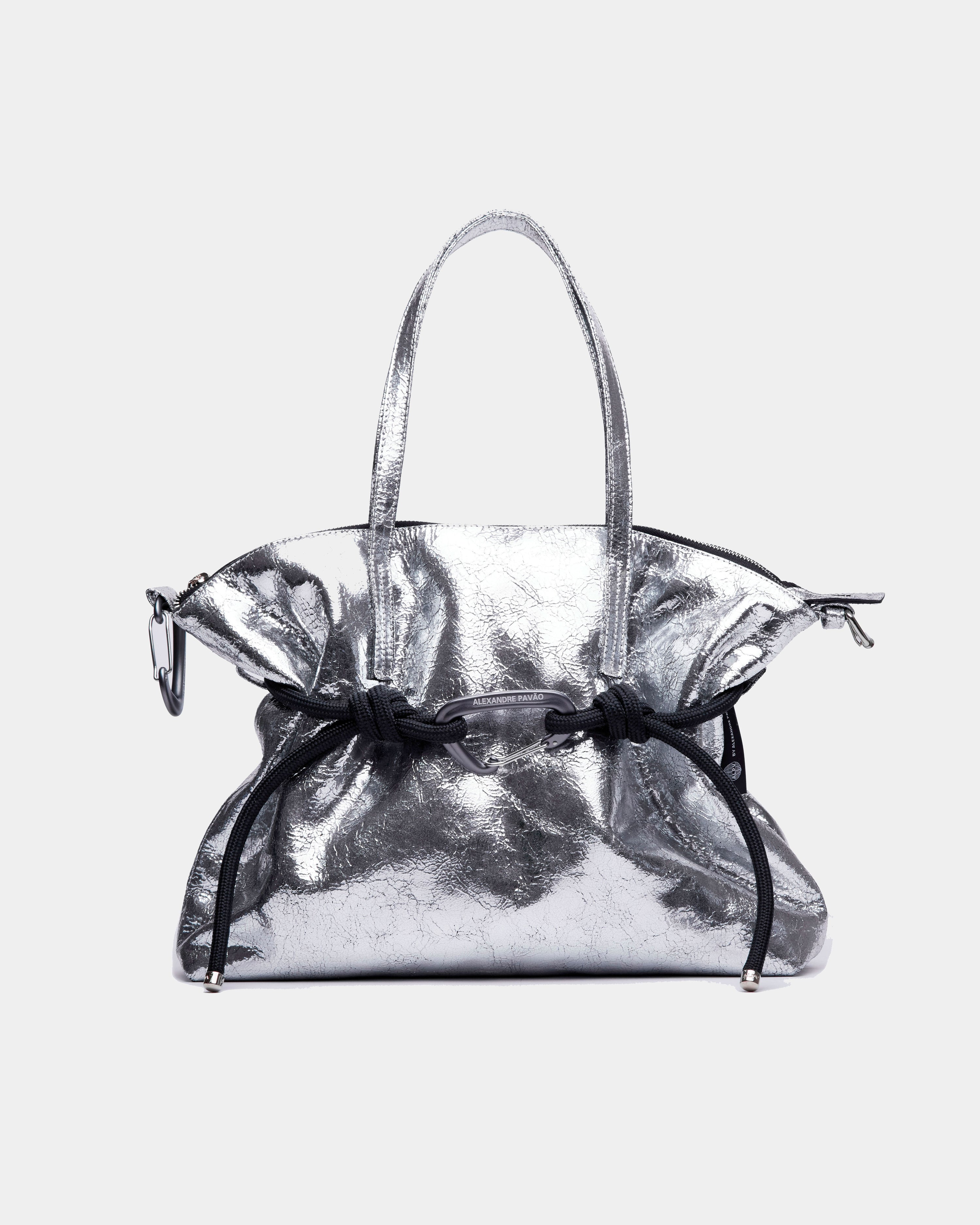 Pillow Shoulder Bag Large - Prata
