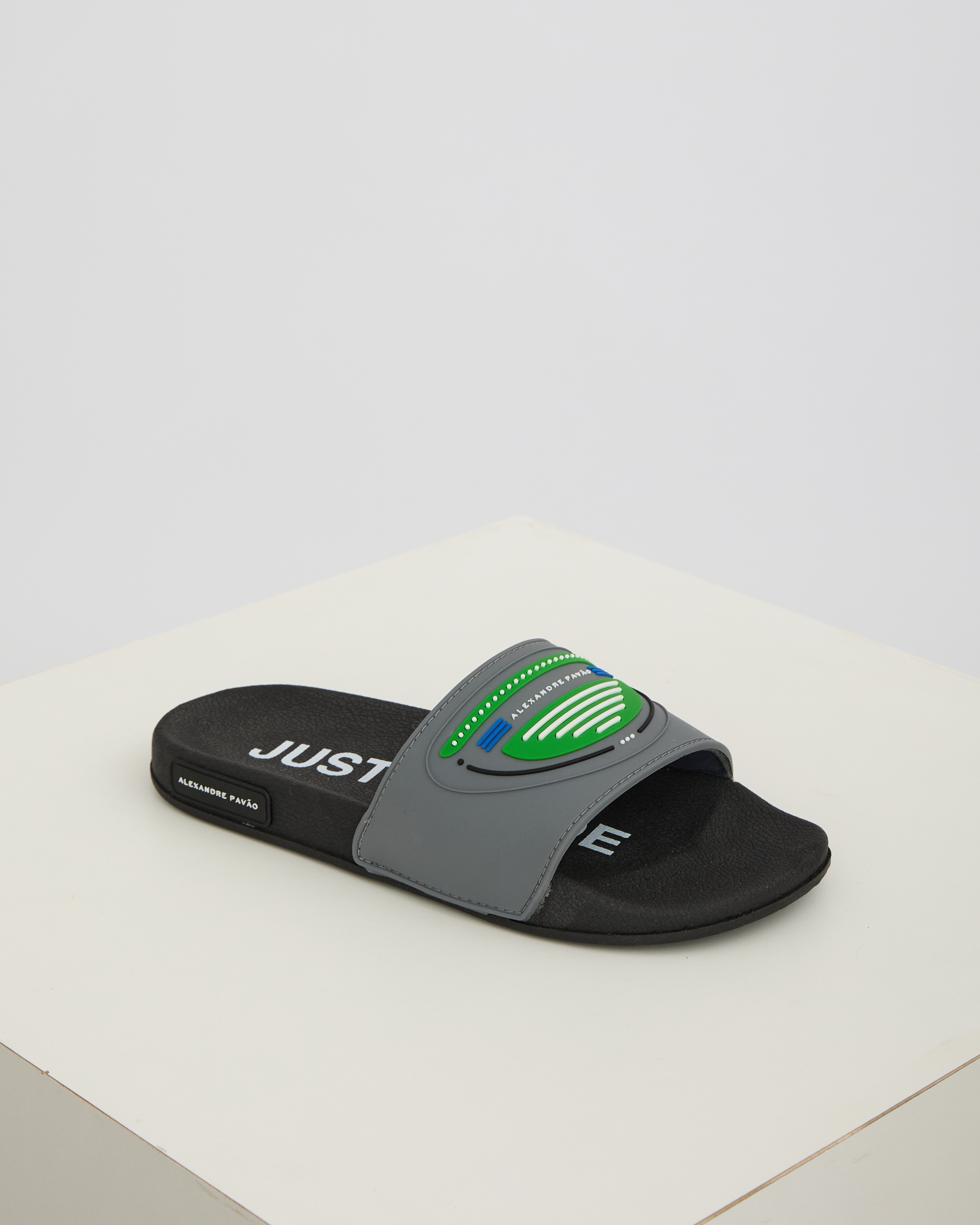 ALPV SLIDE SANDALS - CINZA