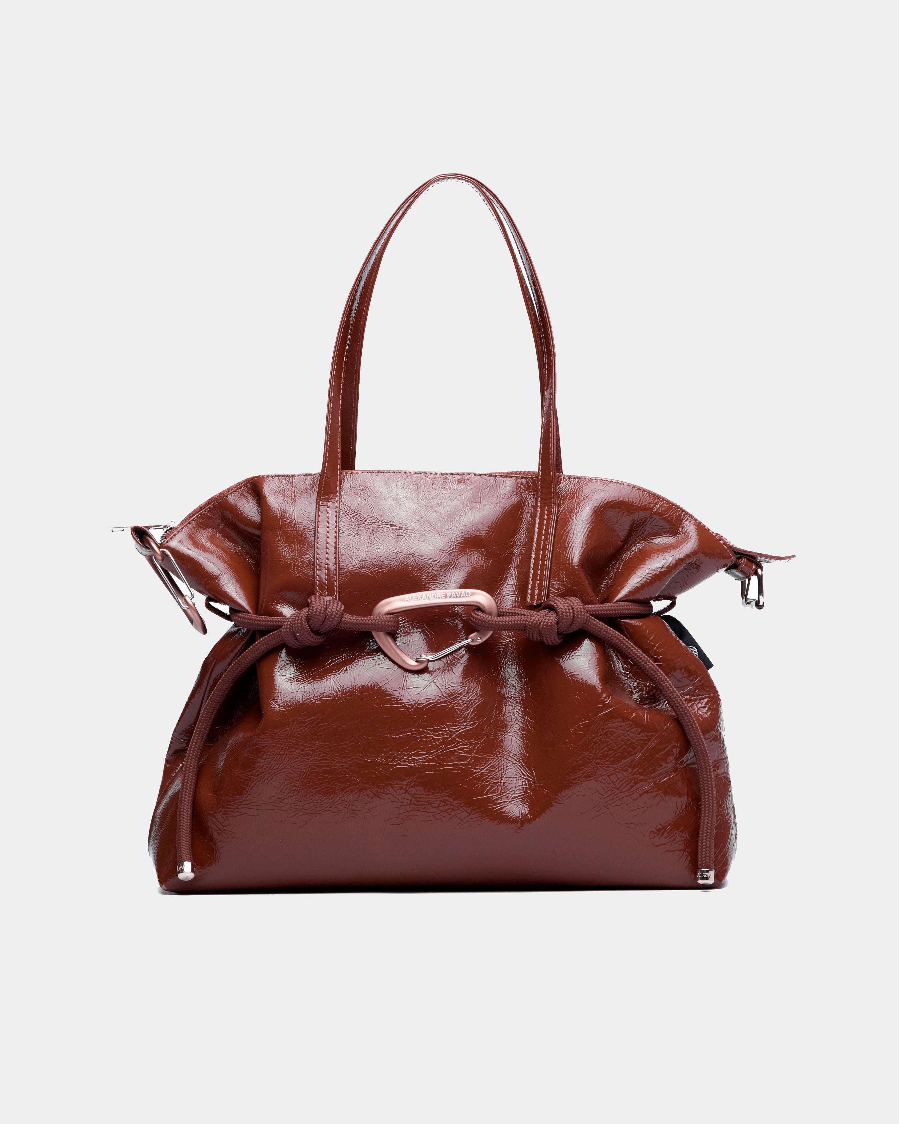 Pillow Shoulder Bag Large - Marrom