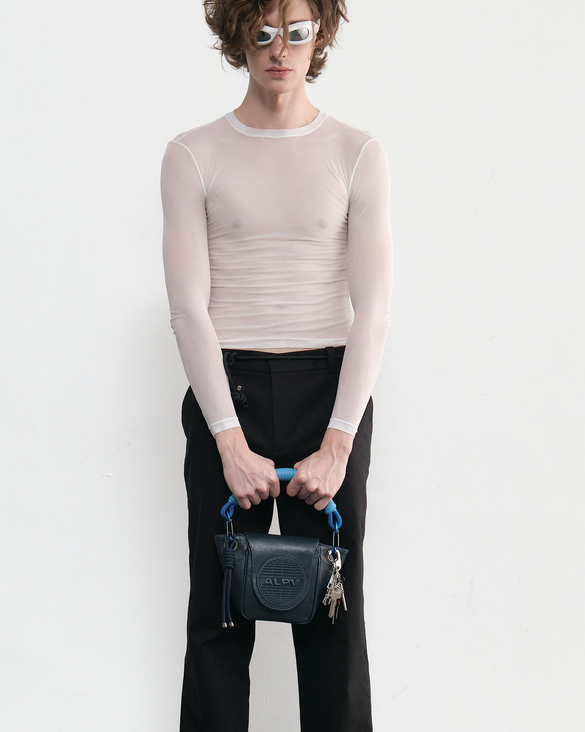 Messenger Handbag - Azul Marinho