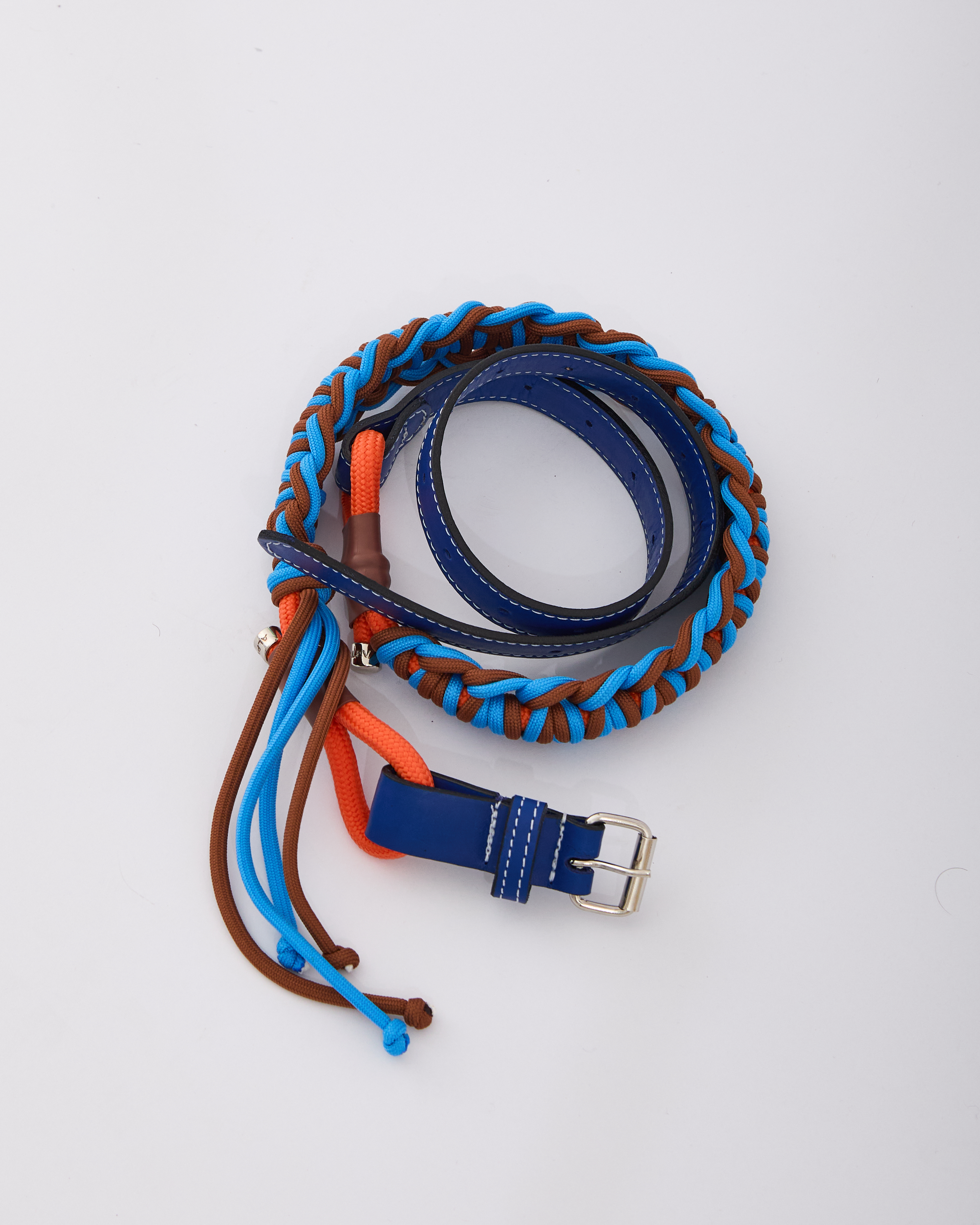 ALPV BRAIDED BELT - AZUL